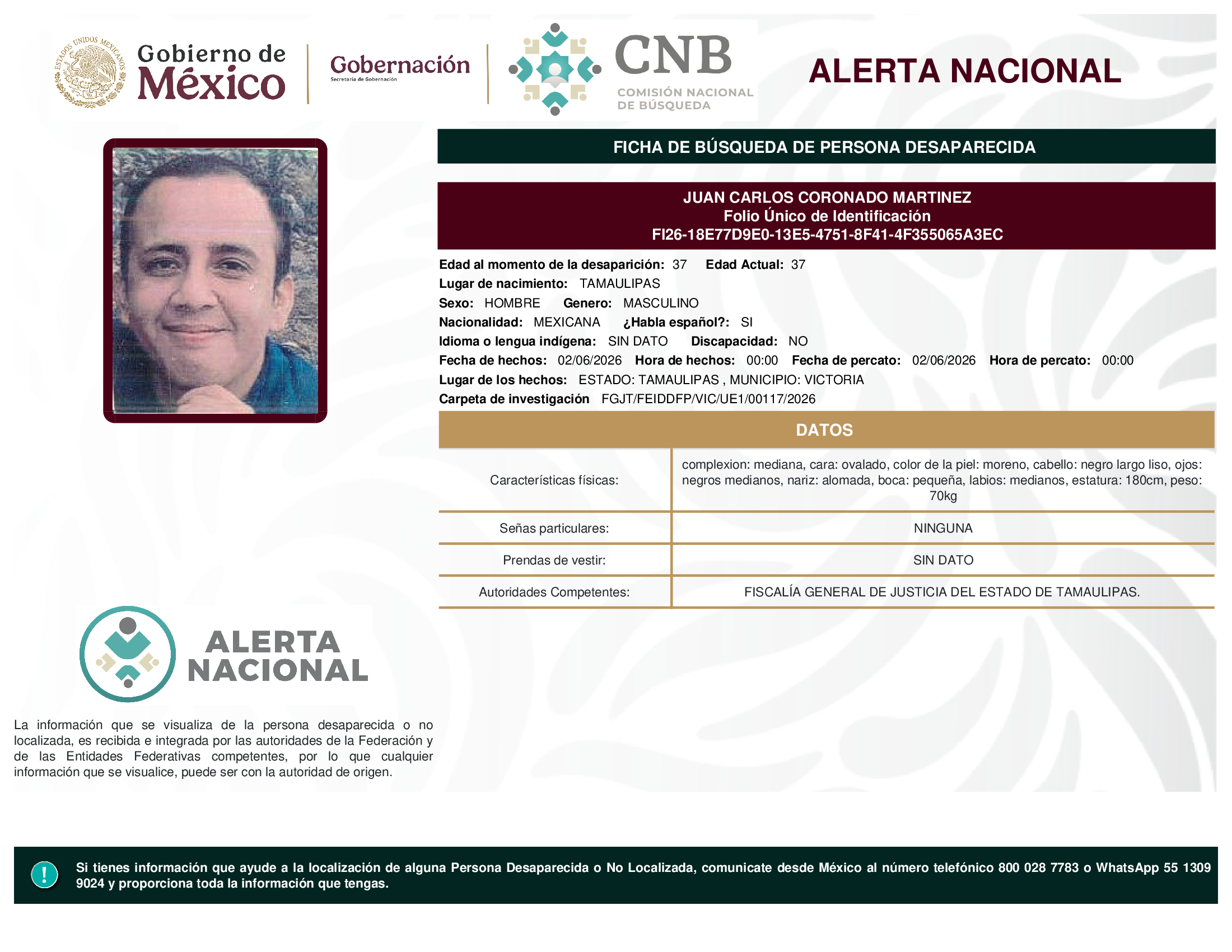 JUAN CARLOS CORONADO MARTINEZ