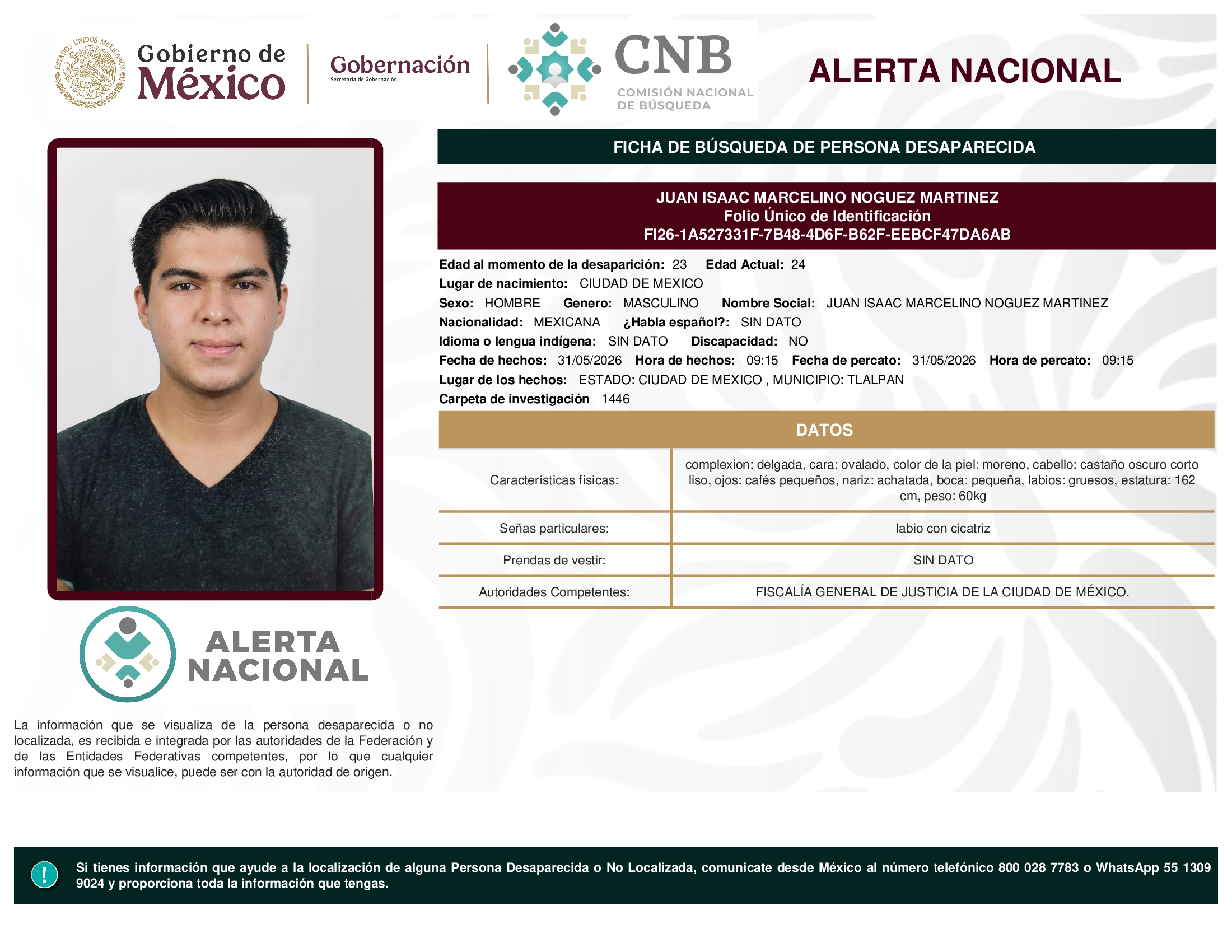 JUAN ISAAC MARCELINO NOGUEZ MARTINEZ