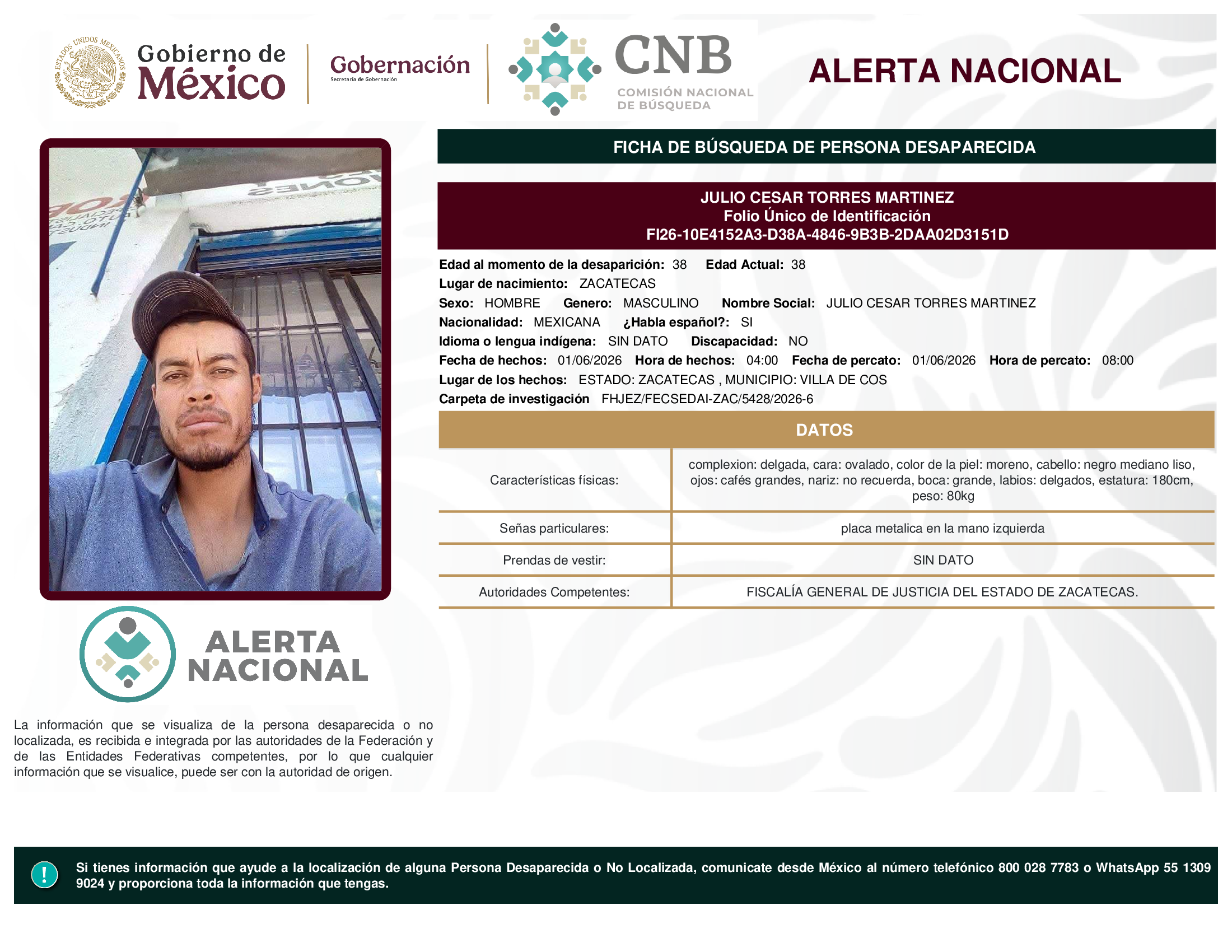 JULIO CESAR TORRES MARTINEZ