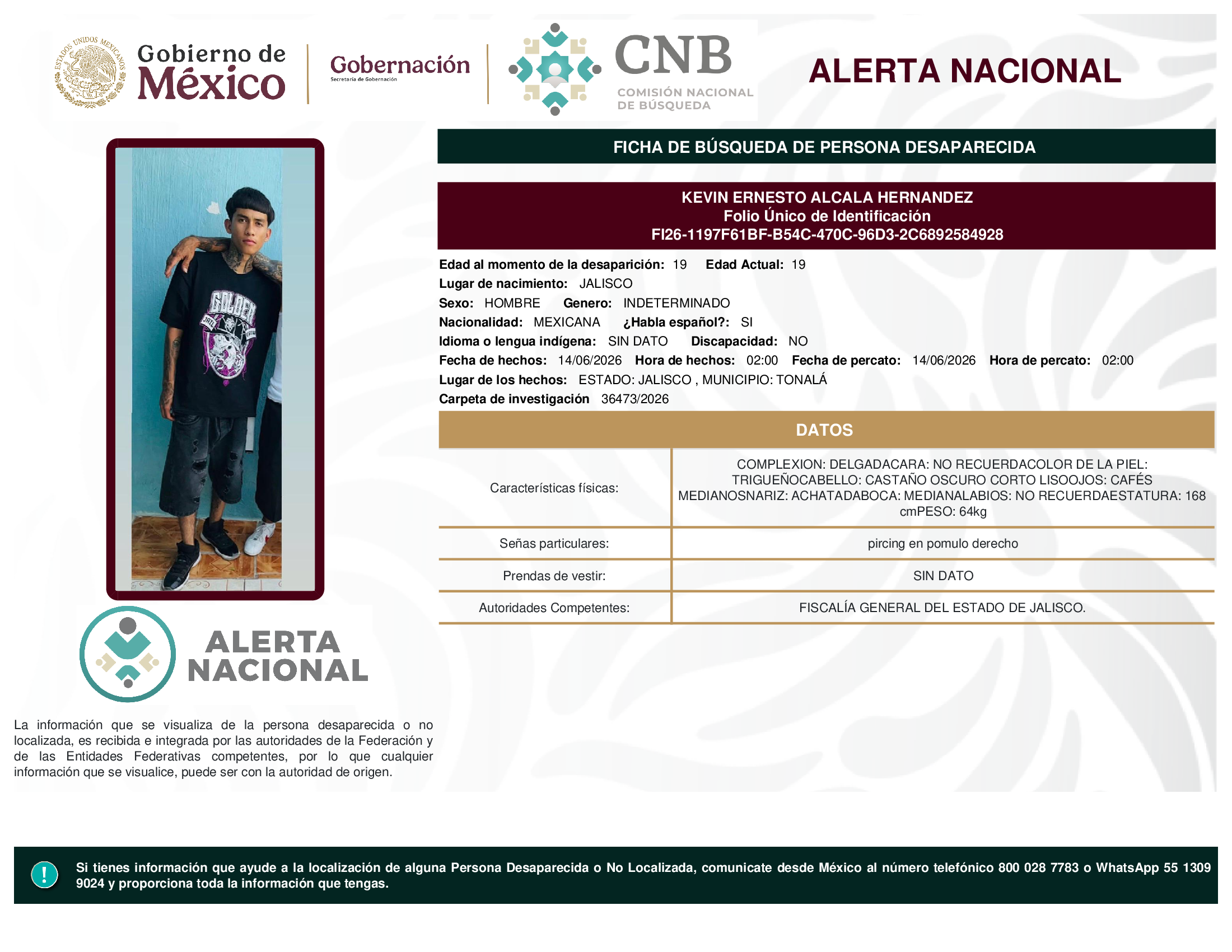 KEVIN ERNESTO ALCALA HERNANDEZ