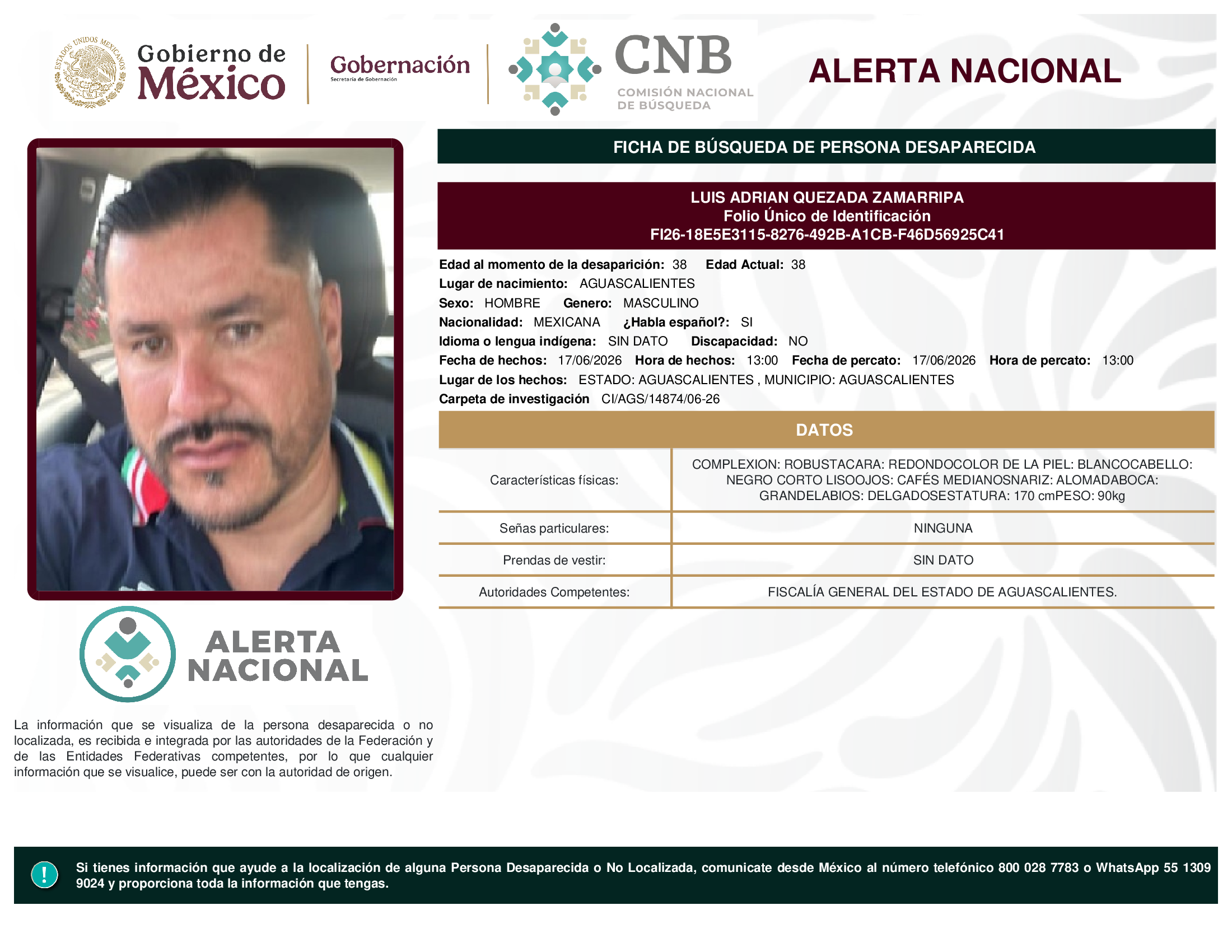 LUIS ADRIAN QUEZADA ZAMARRIPA