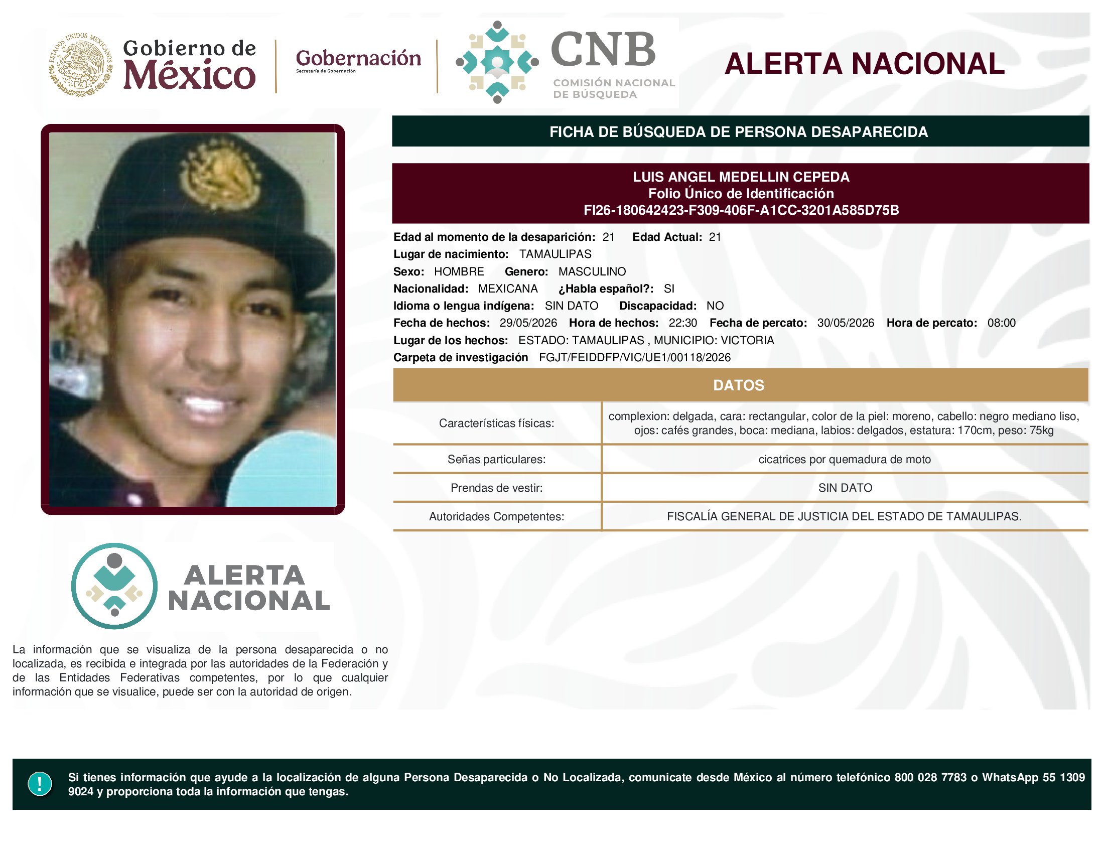 LUIS ANGEL MEDELLIN CEPEDA