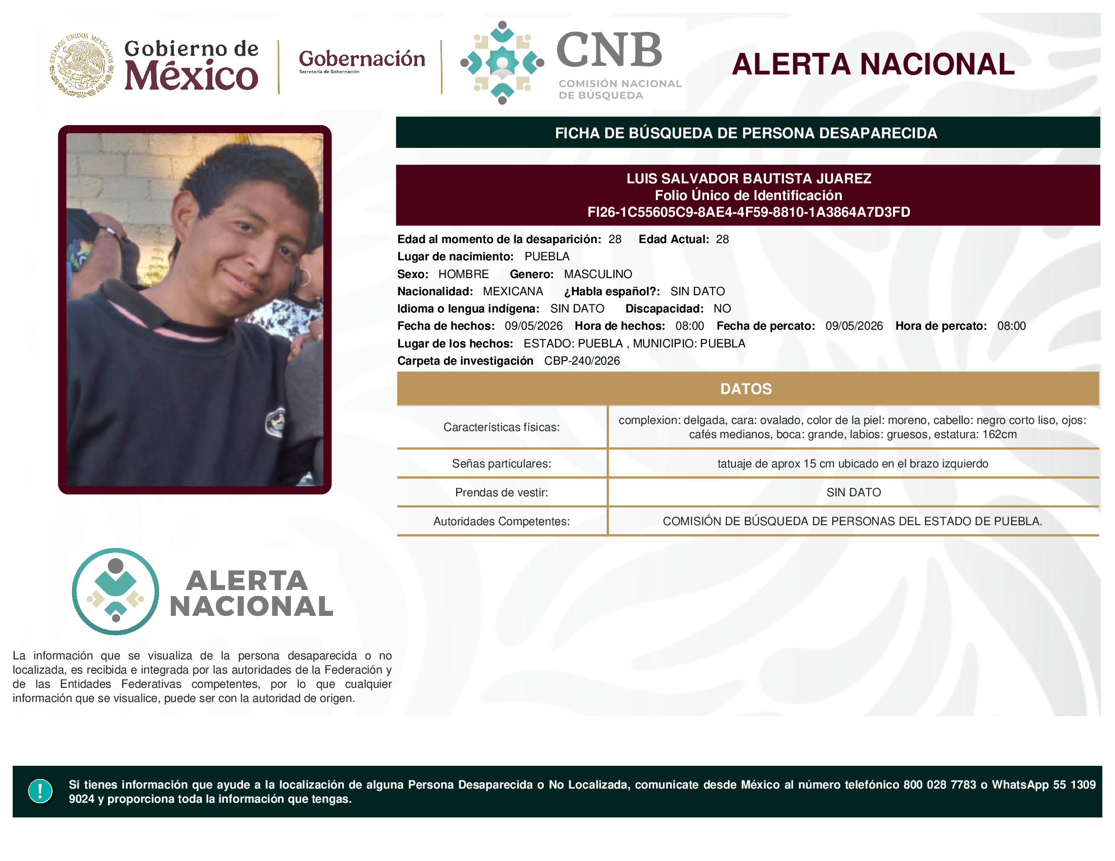 LUIS SALVADOR BAUTISTA JUAREZ
