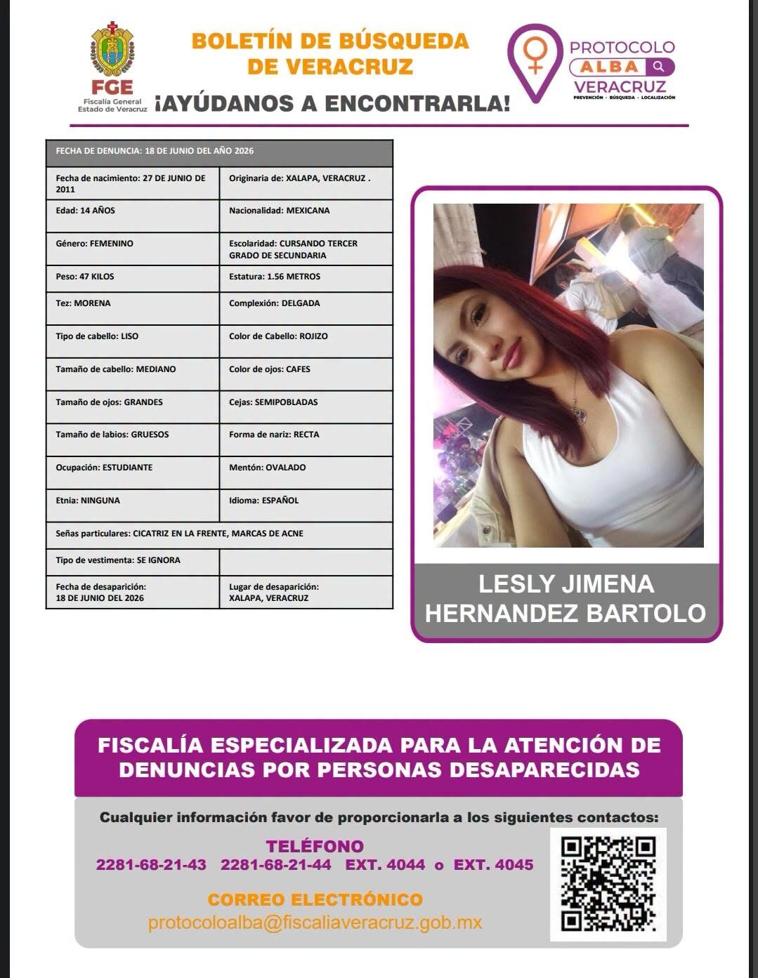 Lesly Jimena Hernández Bartolo