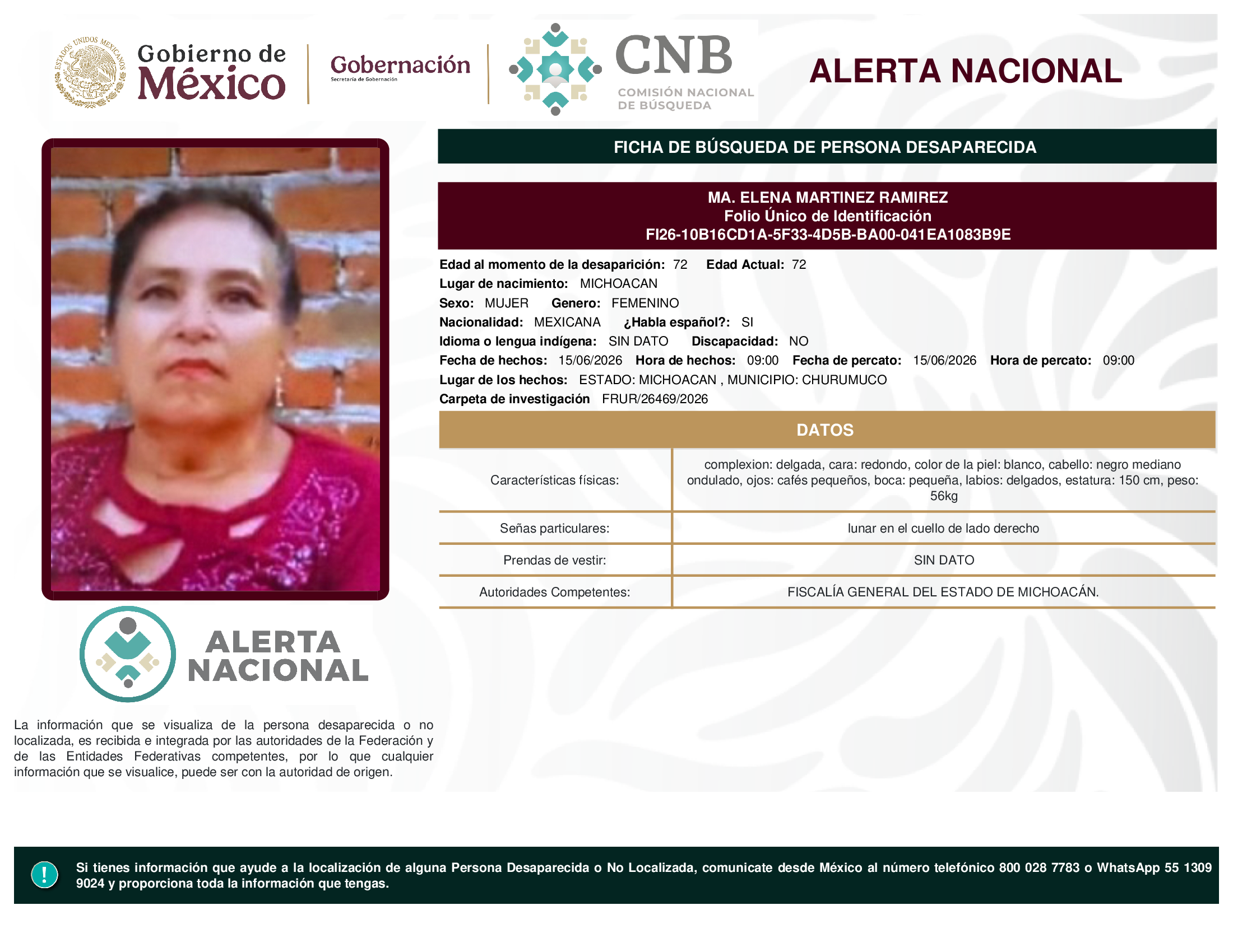 MA. ELENA MARTINEZ RAMIREZ
