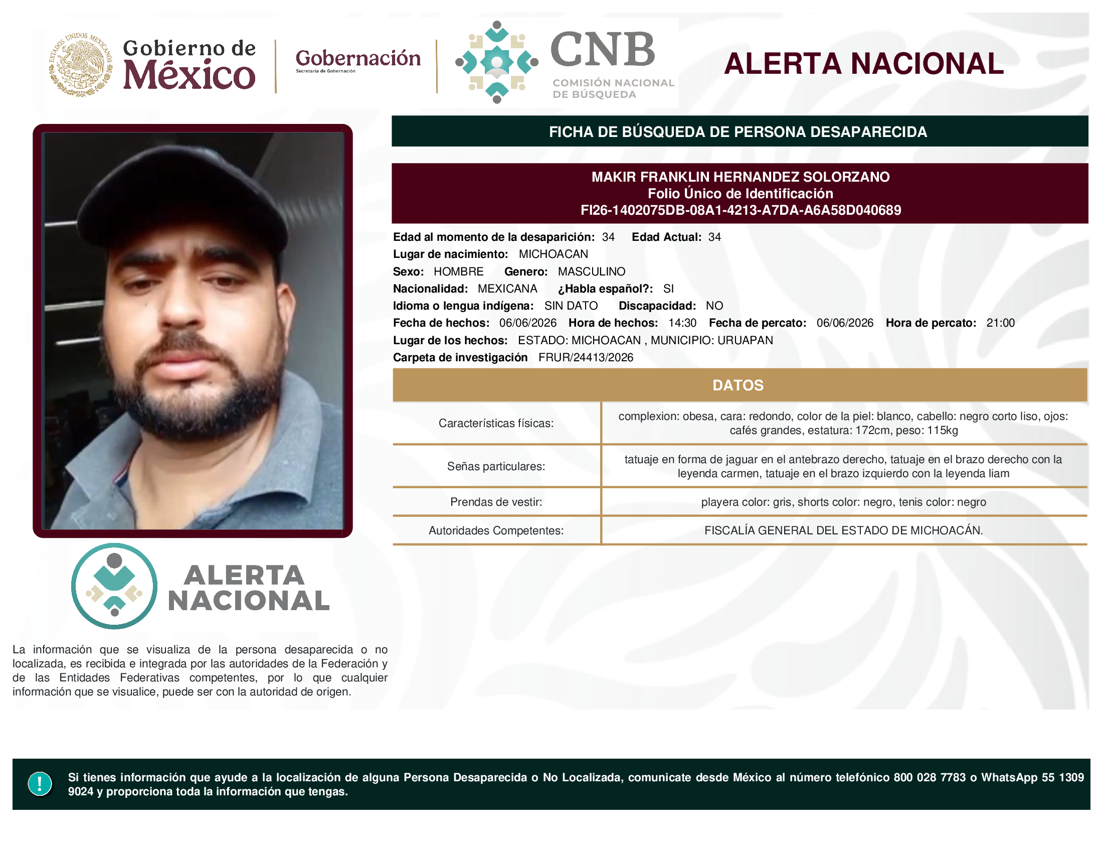 MAKIR FRANKLIN HERNANDEZ SOLORZANO