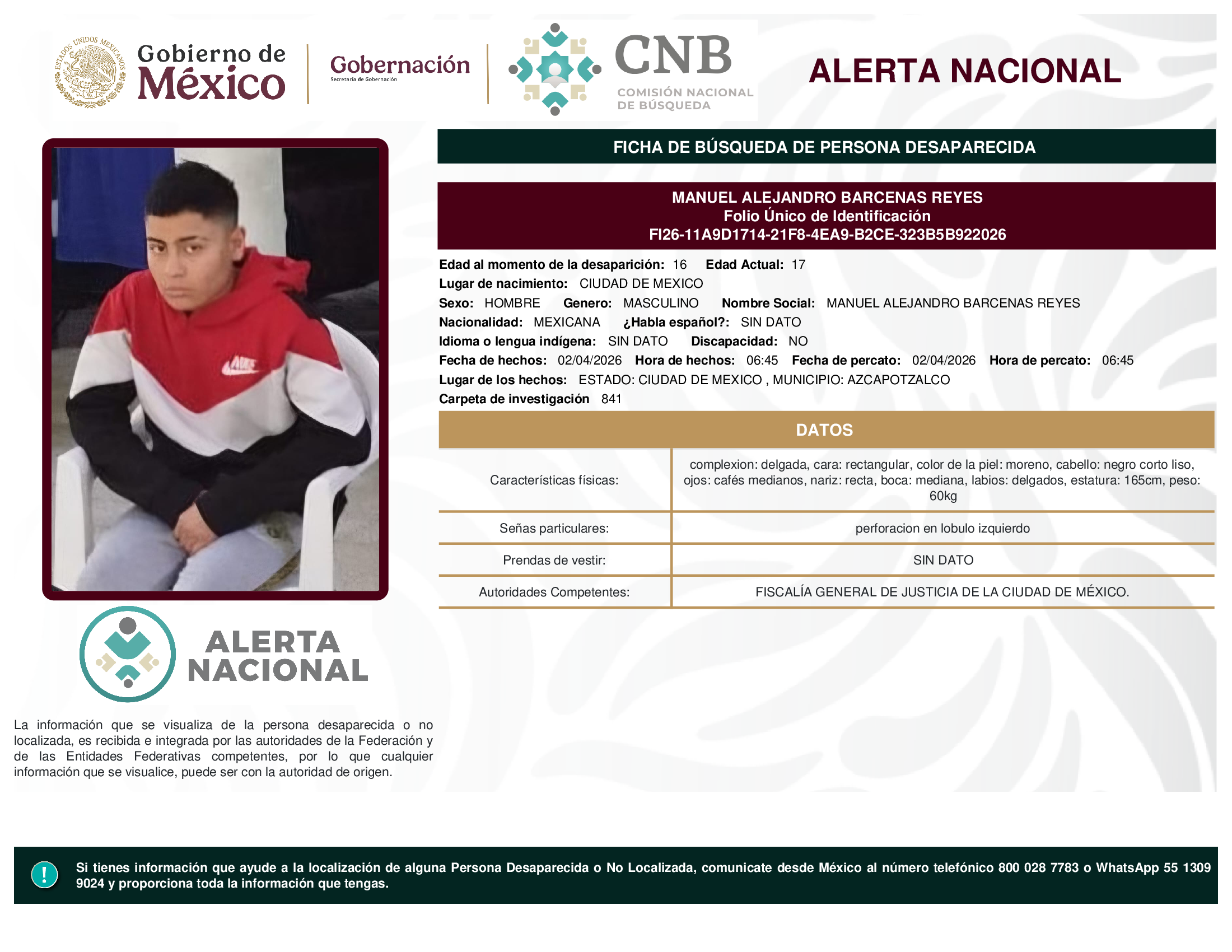 MANUEL ALEJANDRO BARCENAS REYES