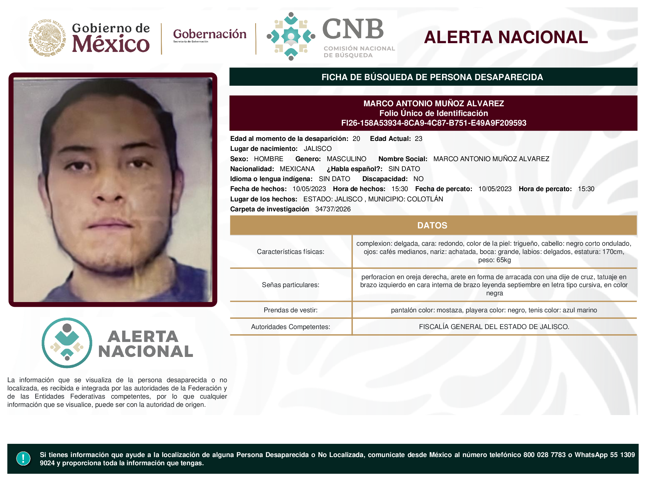 MARCO ANTONIO MUÑOZ ALVAREZ