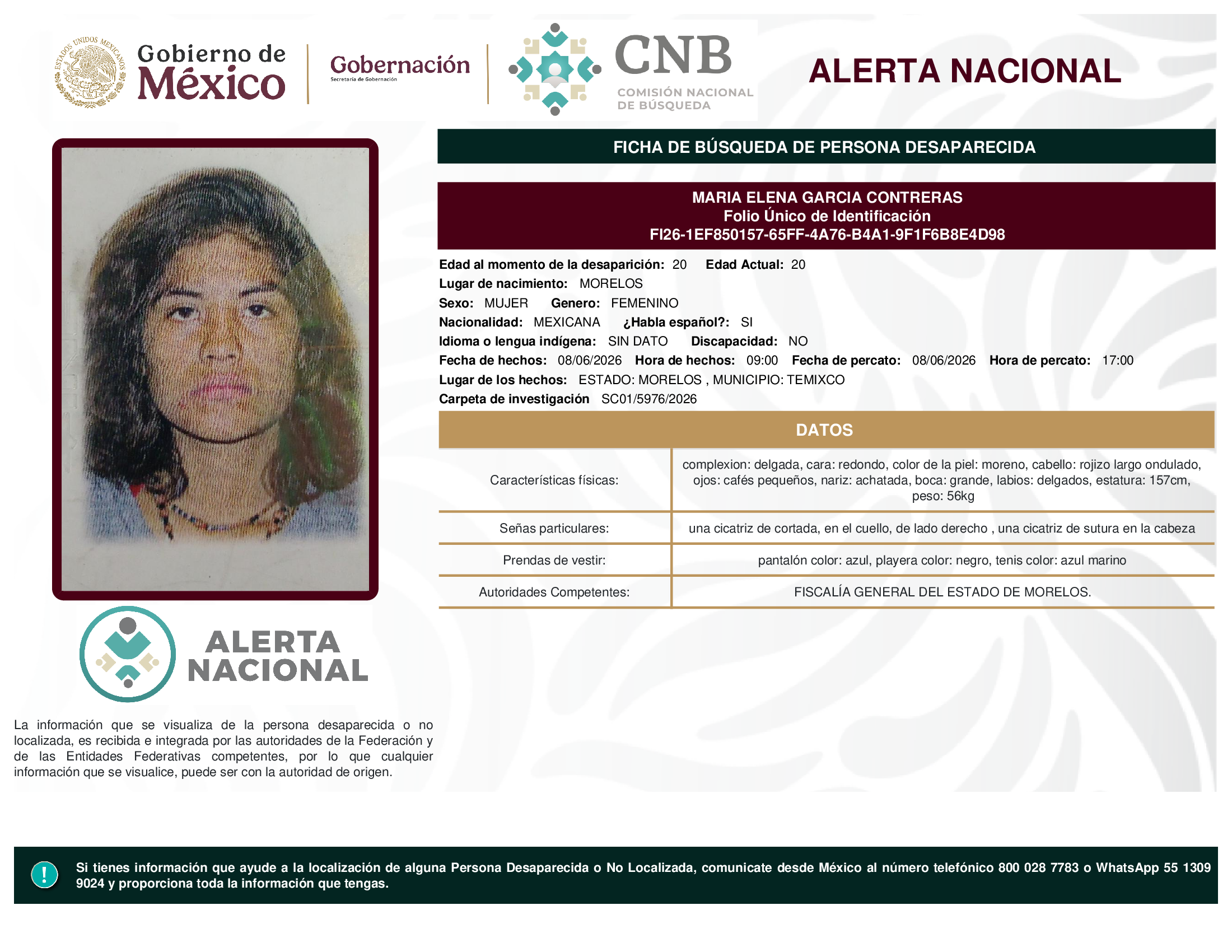 MARIA ELENA GARCIA CONTRERAS