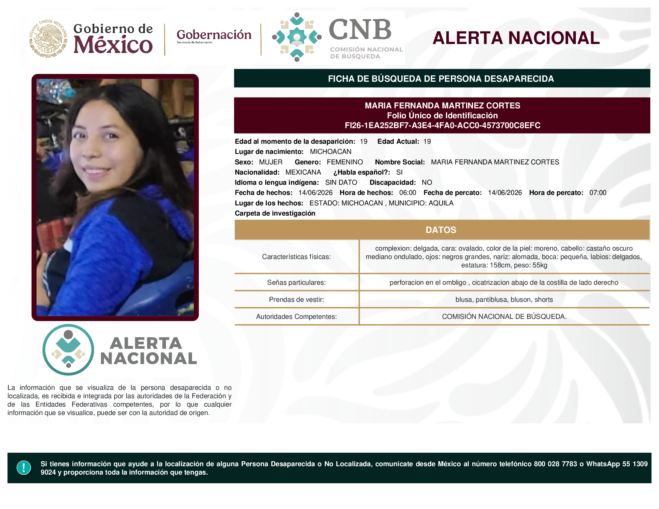 MARIA FERNANDA MARTINEZ CORTES