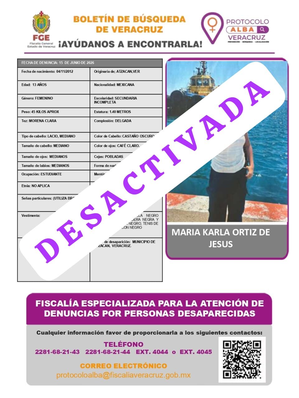 MARIA KARLA ORTIZ DE JESUS