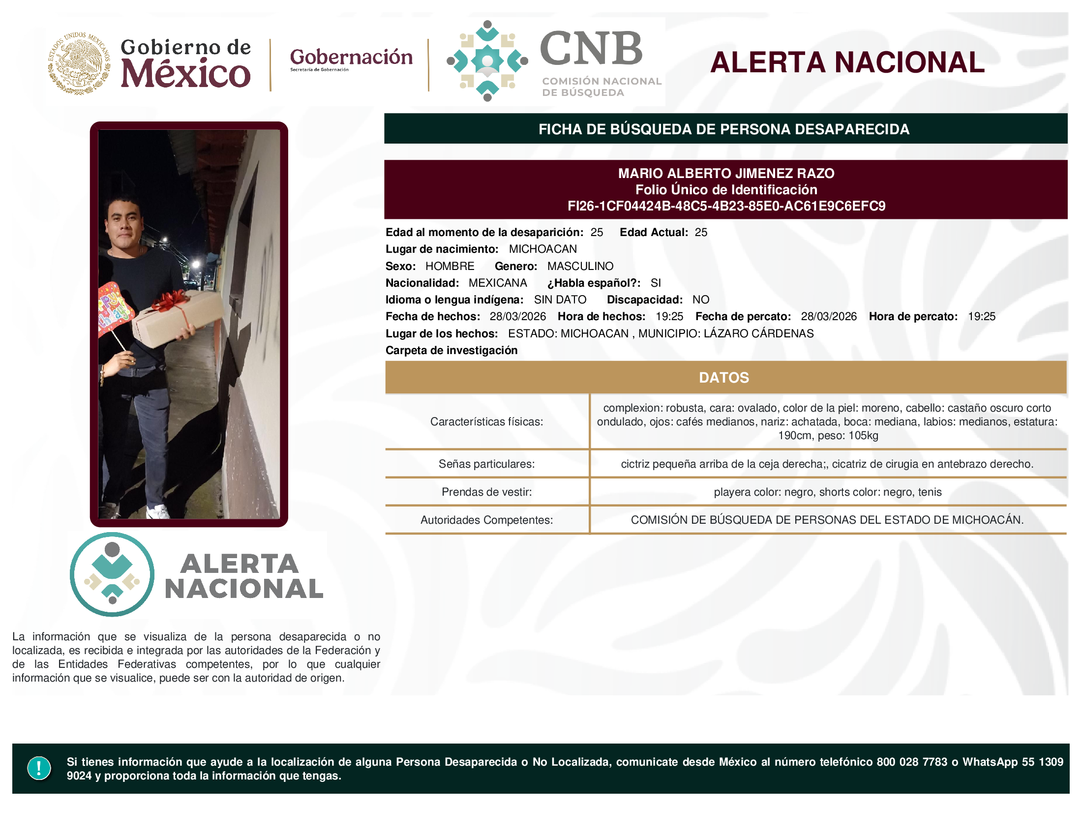 MARIO ALBERTO JIMENEZ RAZO
