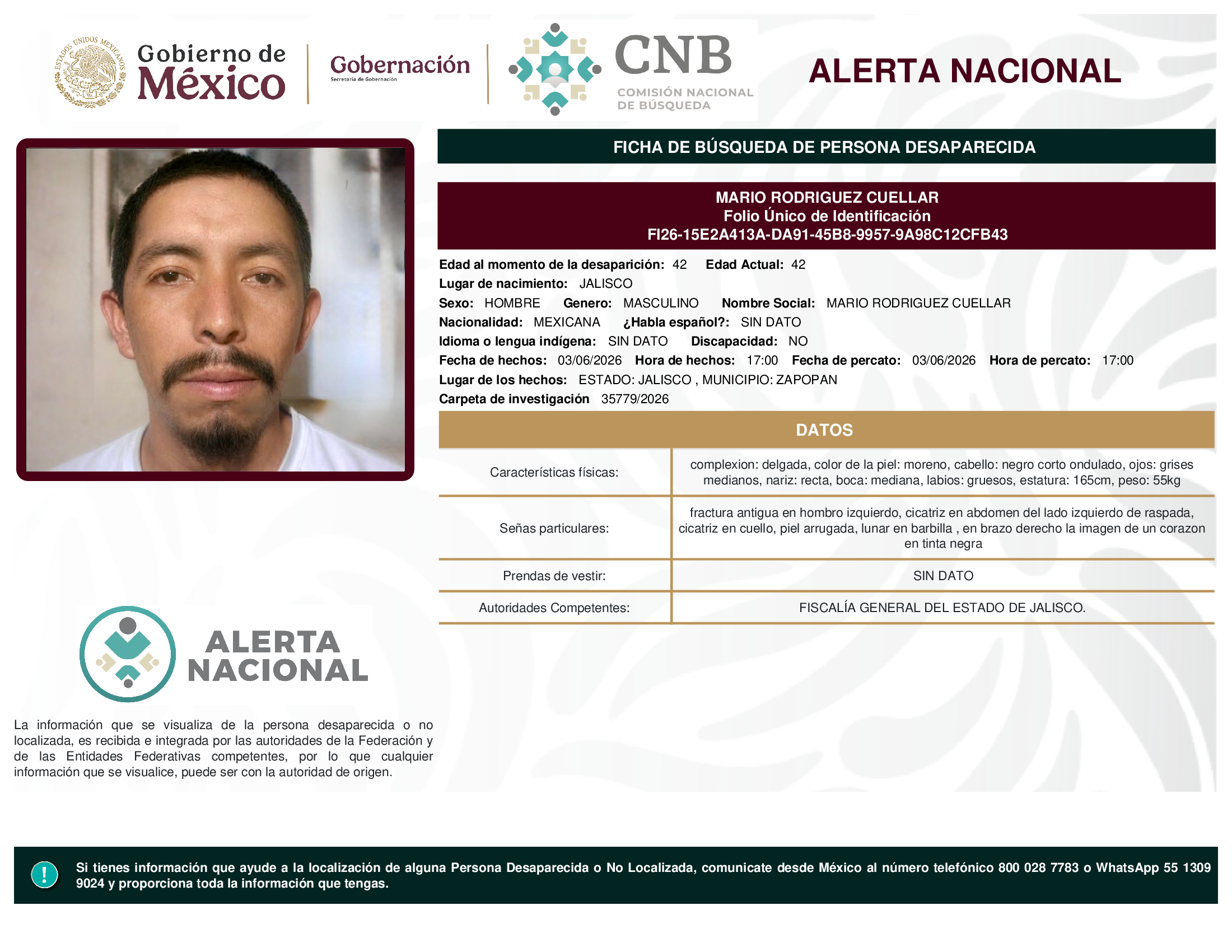 MARIO RODRIGUEZ CUELLAR