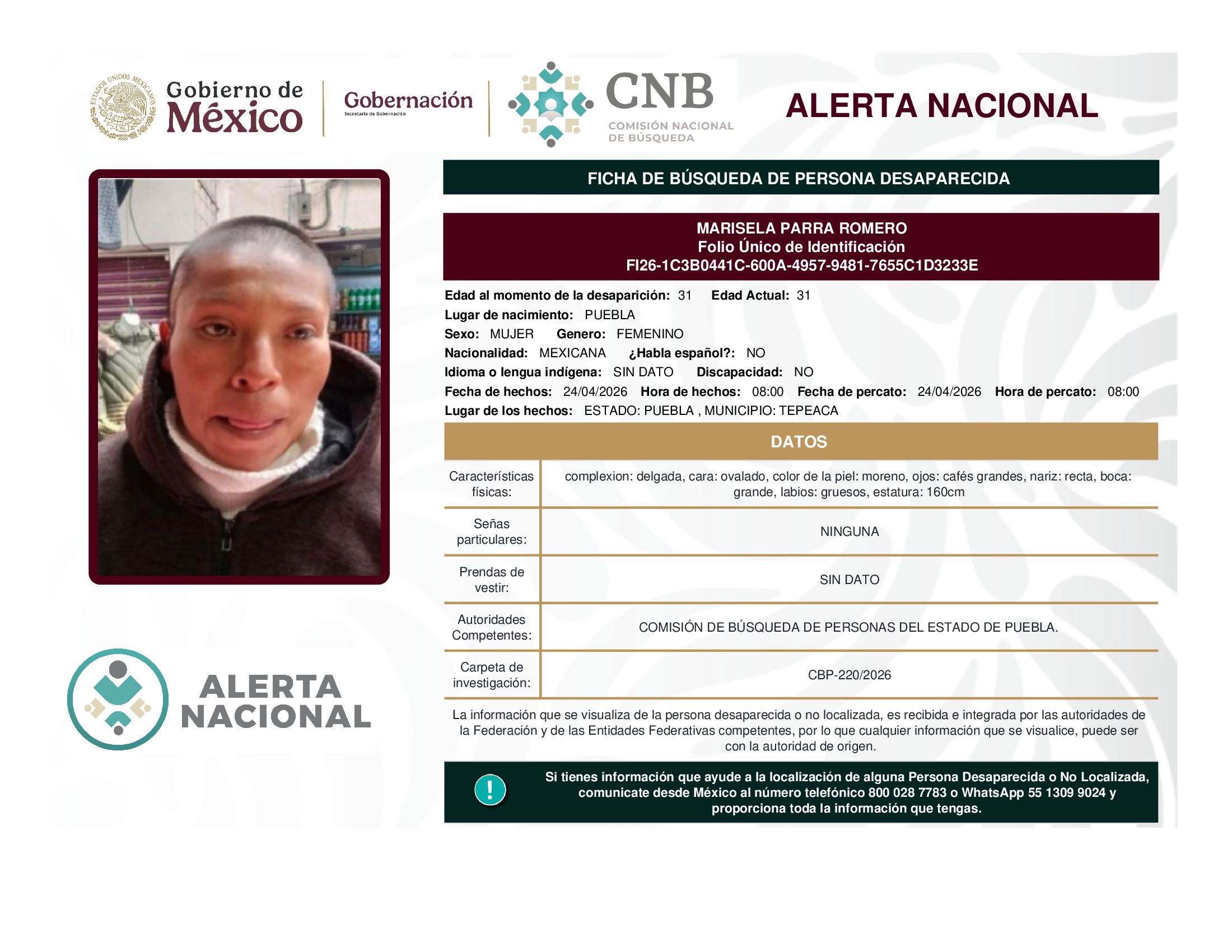 MARISELA PARRA ROMERO