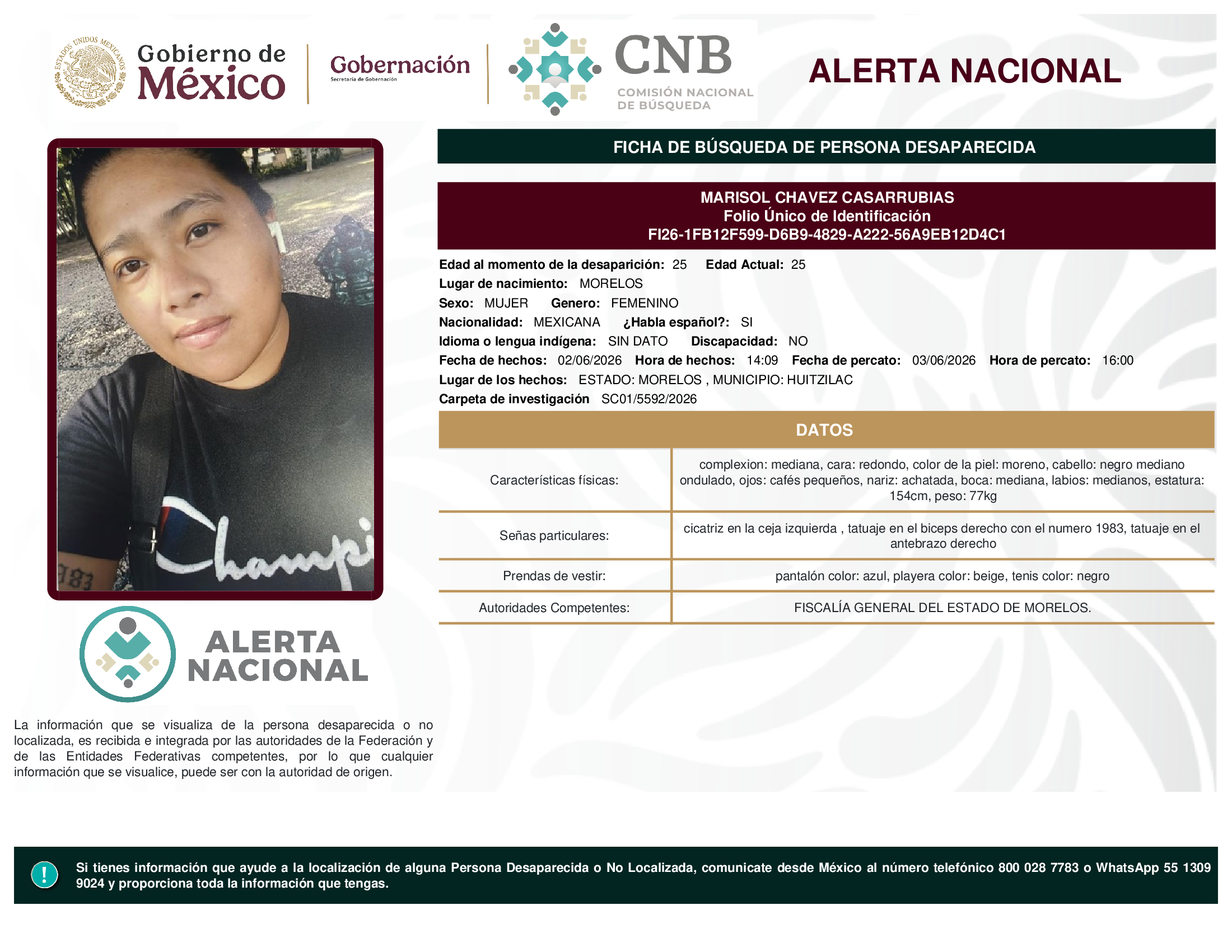 MARISOL CHAVEZ CASARRUBIAS