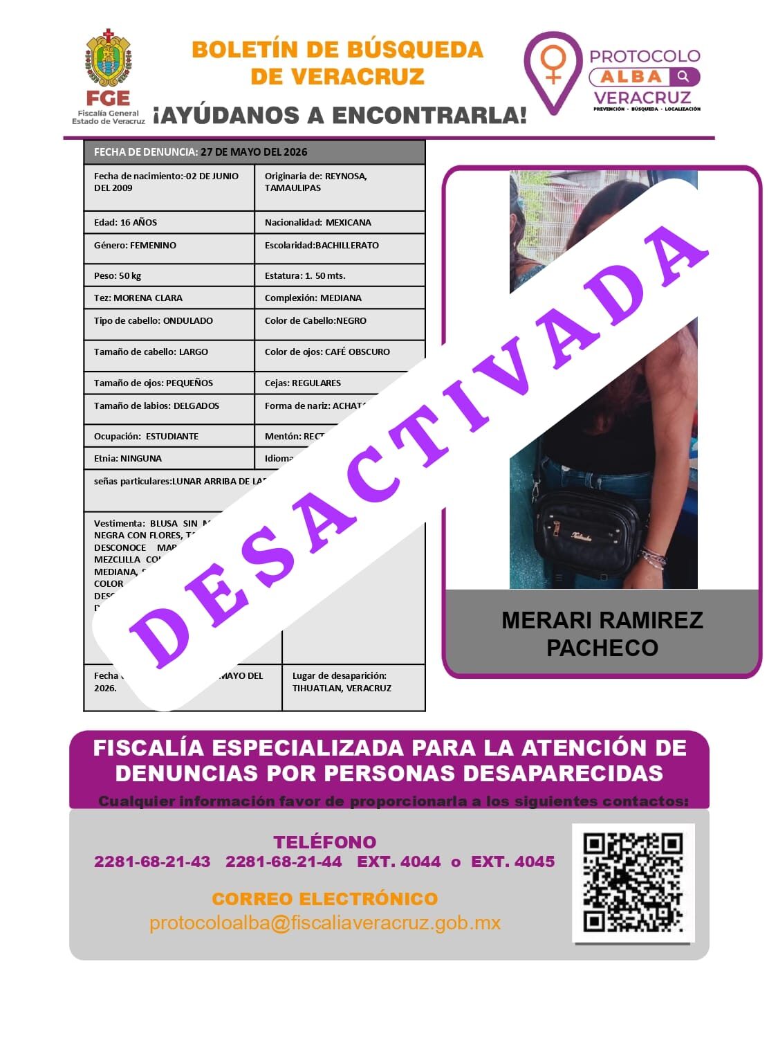 MERARI RAMIREZ PACHECO