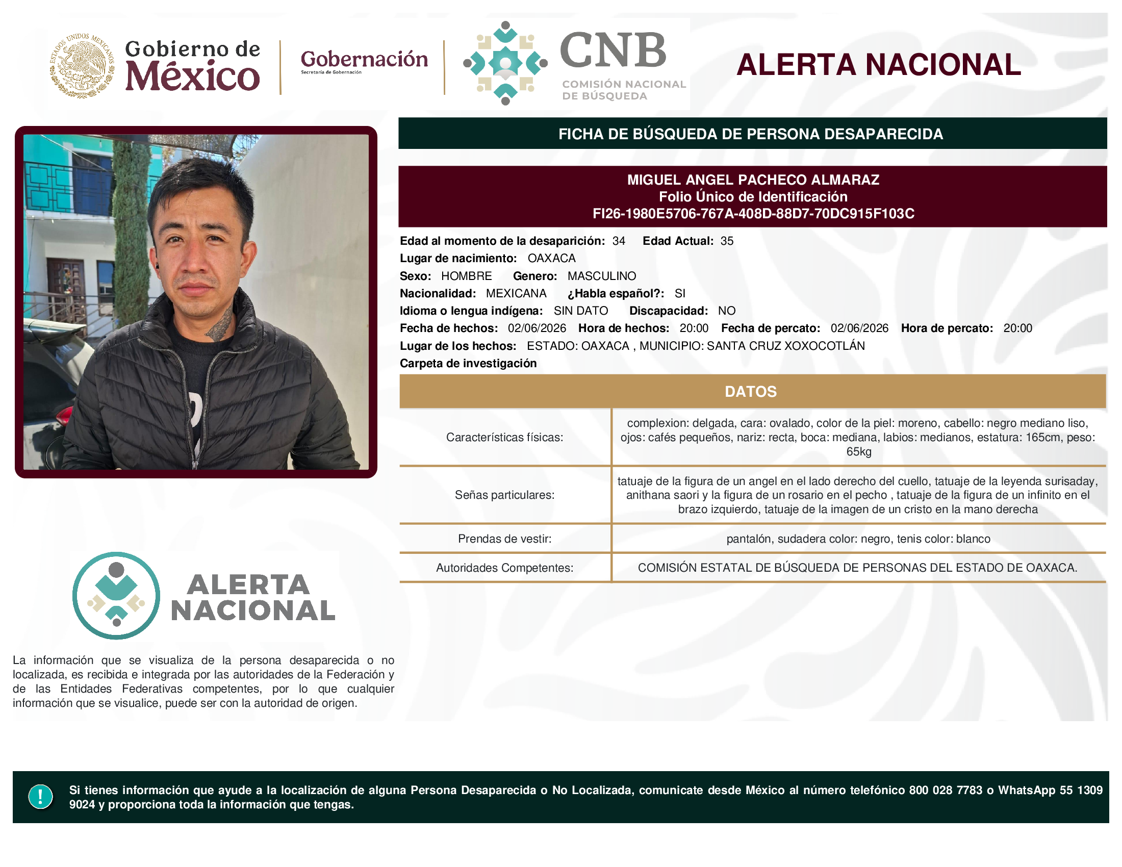 MIGUEL ANGEL PACHECO ALMARAZ