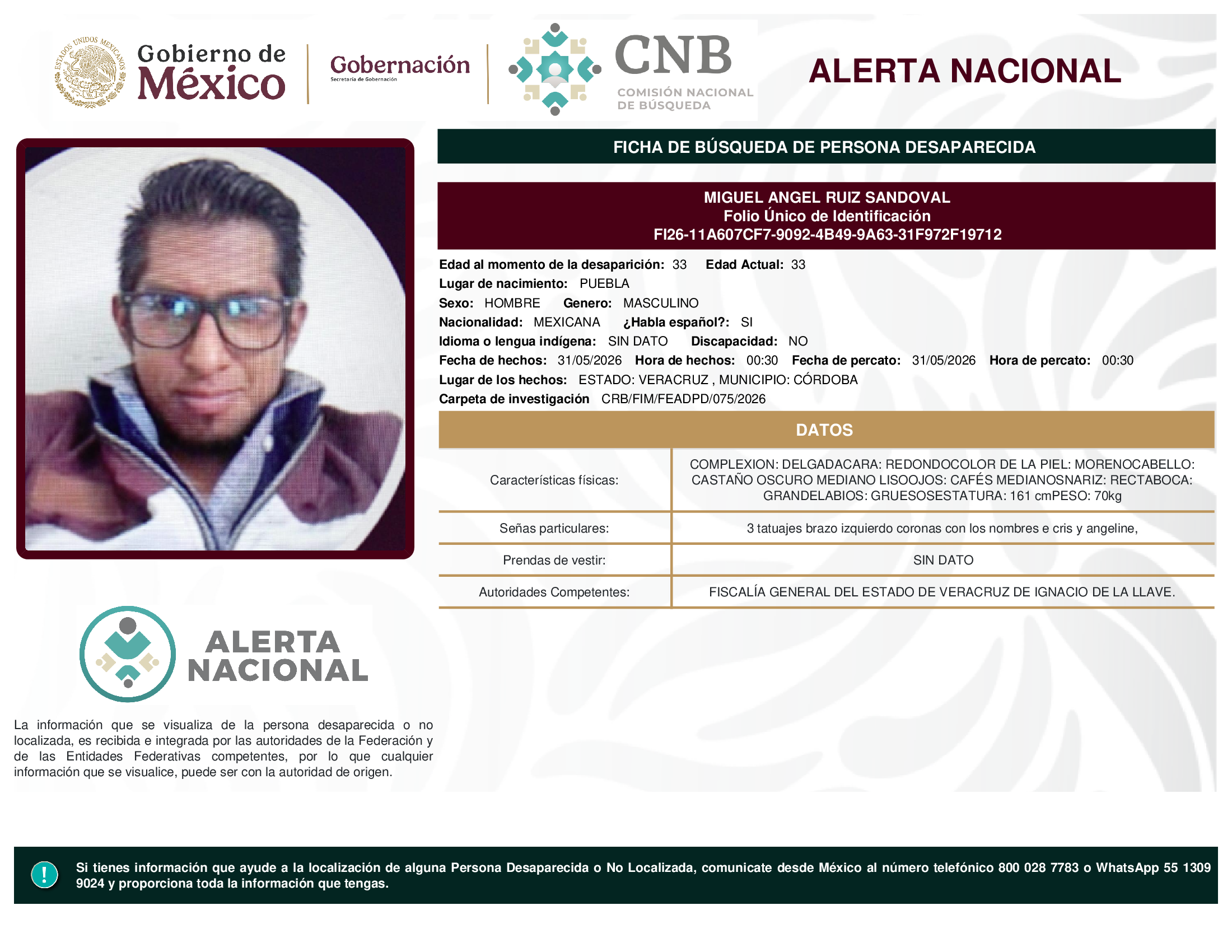 MIGUEL ANGEL RUIZ SANDOVAL