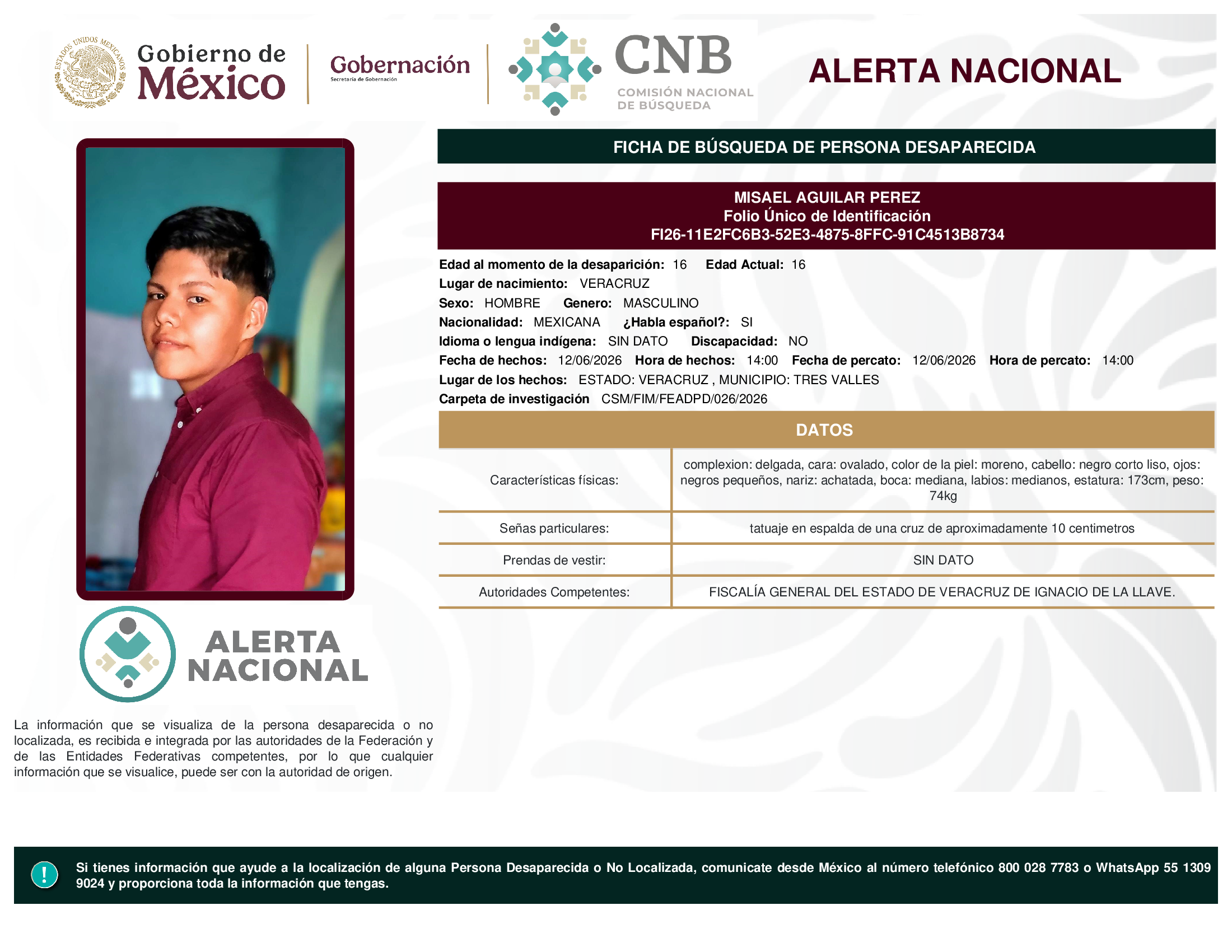 MISAEL AGUILAR PEREZ