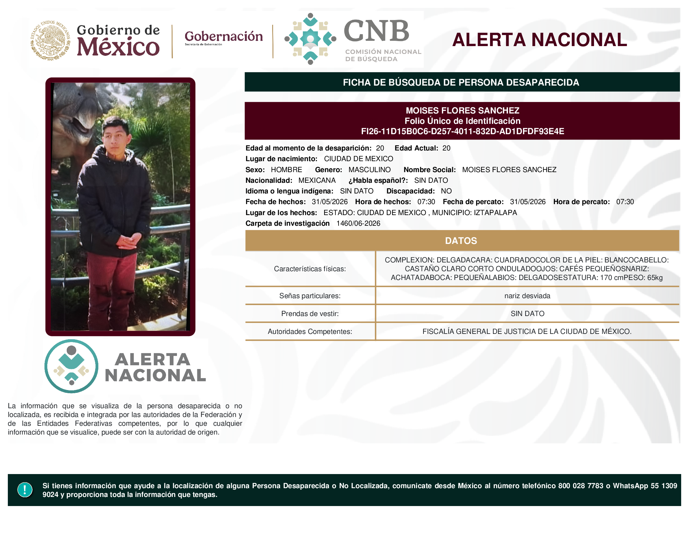 MOISES FLORES SANCHEZ