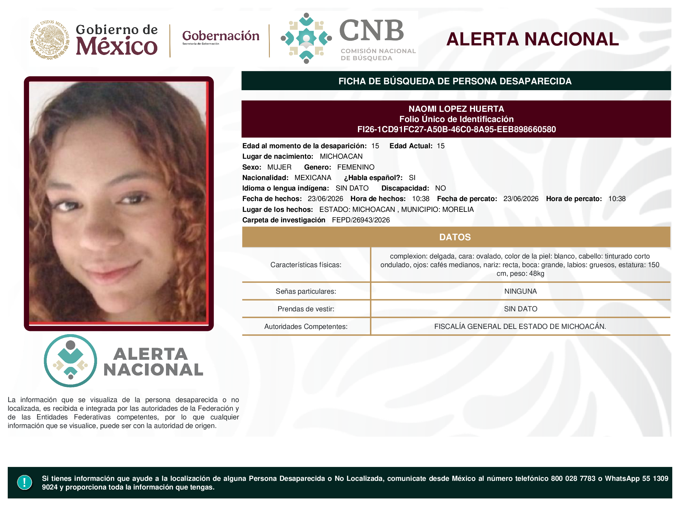 NAOMI LOPEZ HUERTA