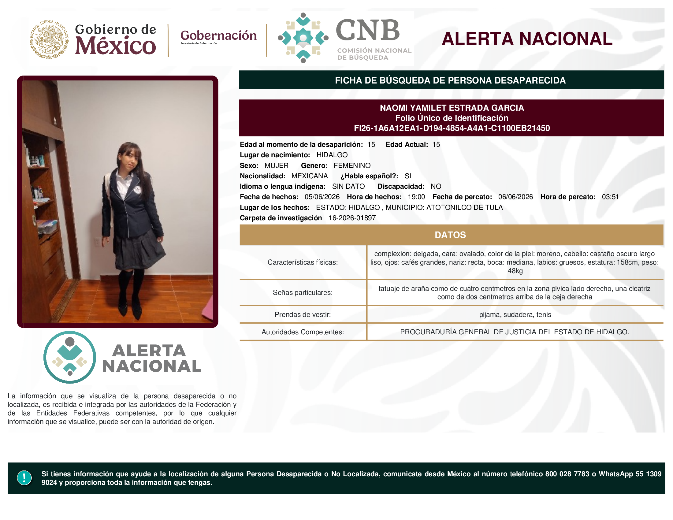 NAOMI YAMILET ESTRADA GARCIA