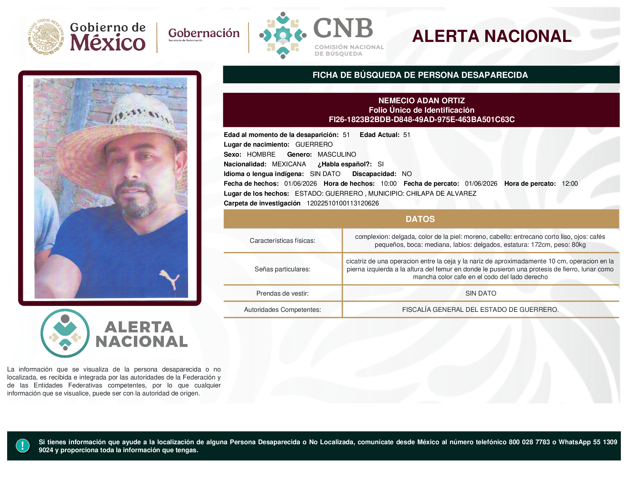 NEMECIO ADAN ORTIZ