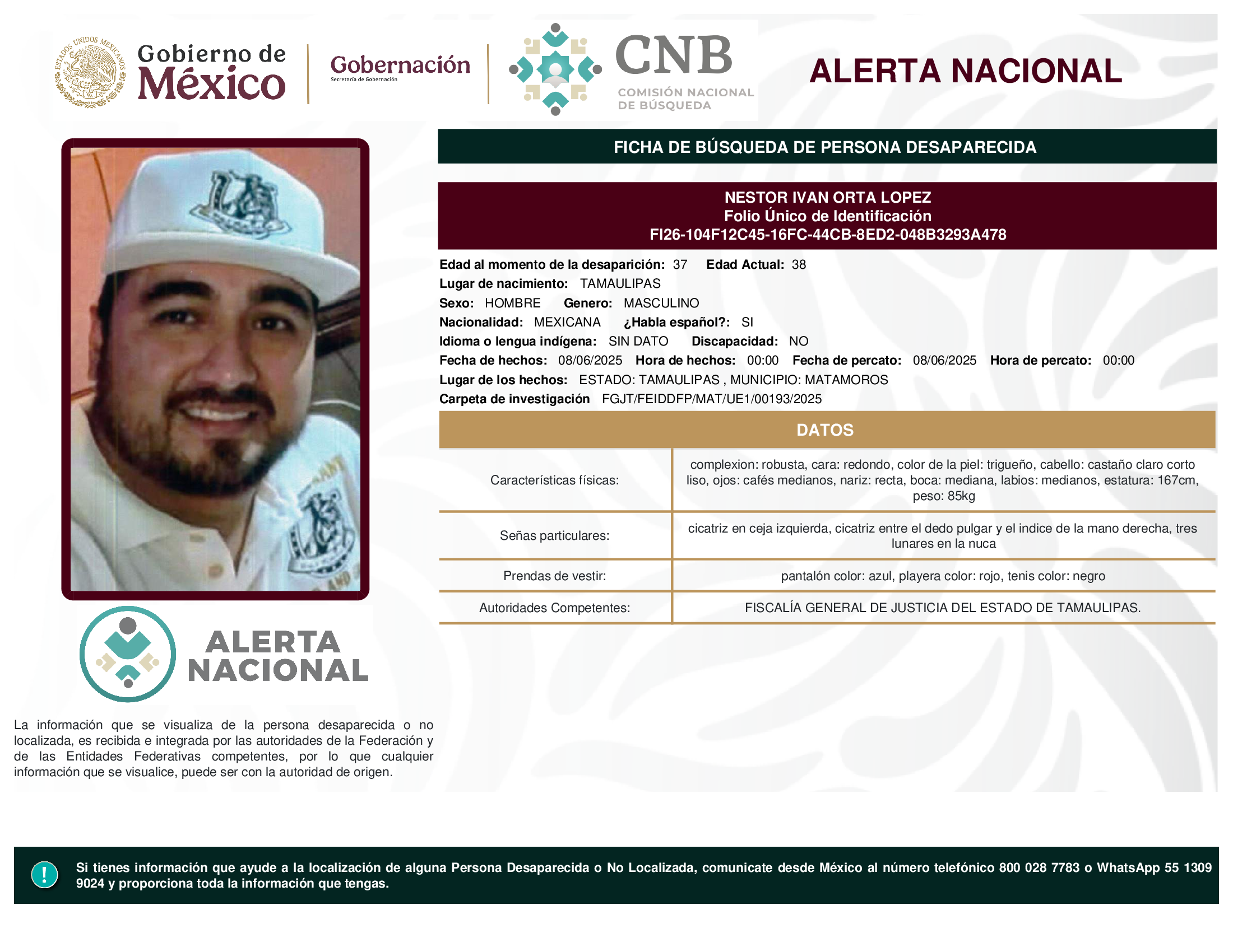 NESTOR IVAN ORTA LOPEZ