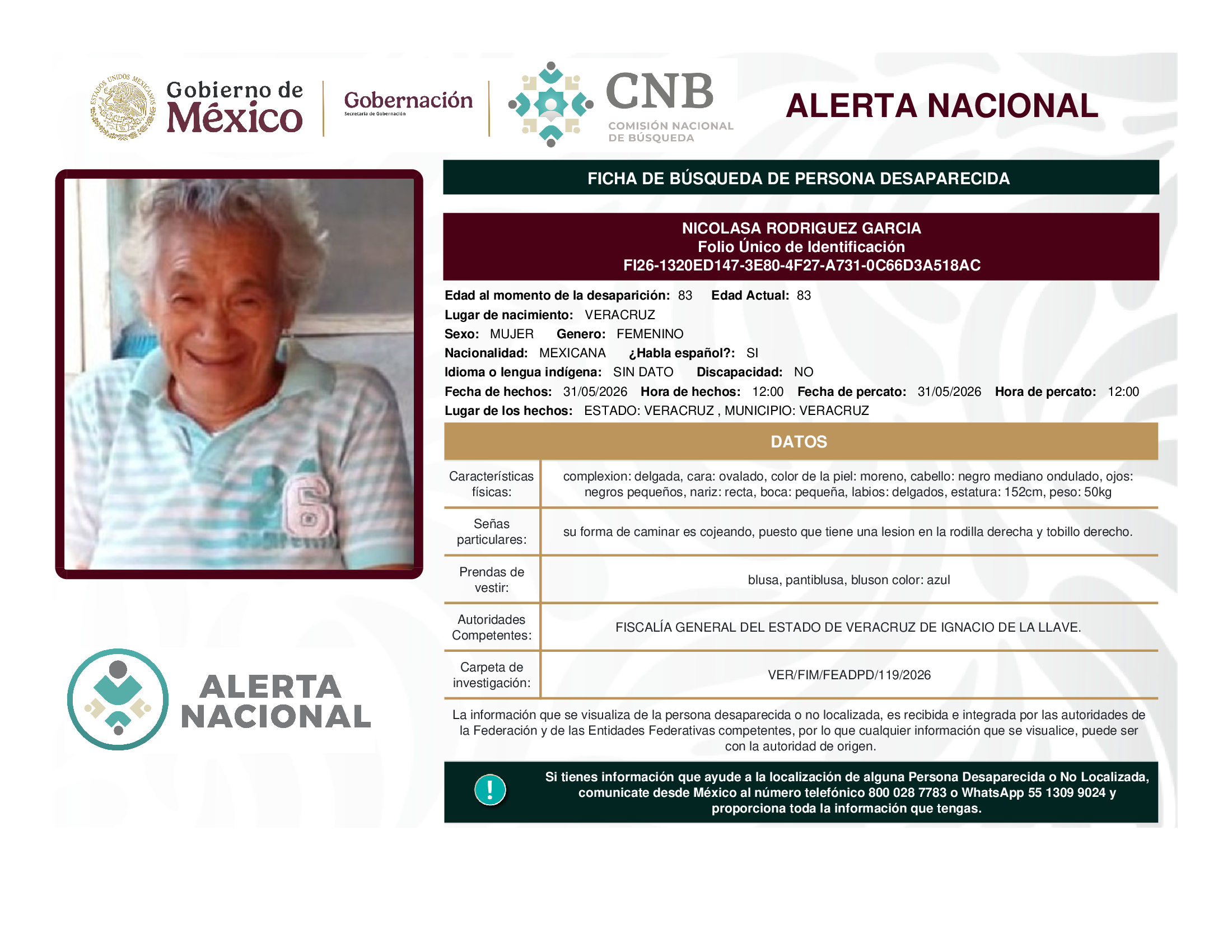 NICOLASA RODRIGUEZ GARCIA