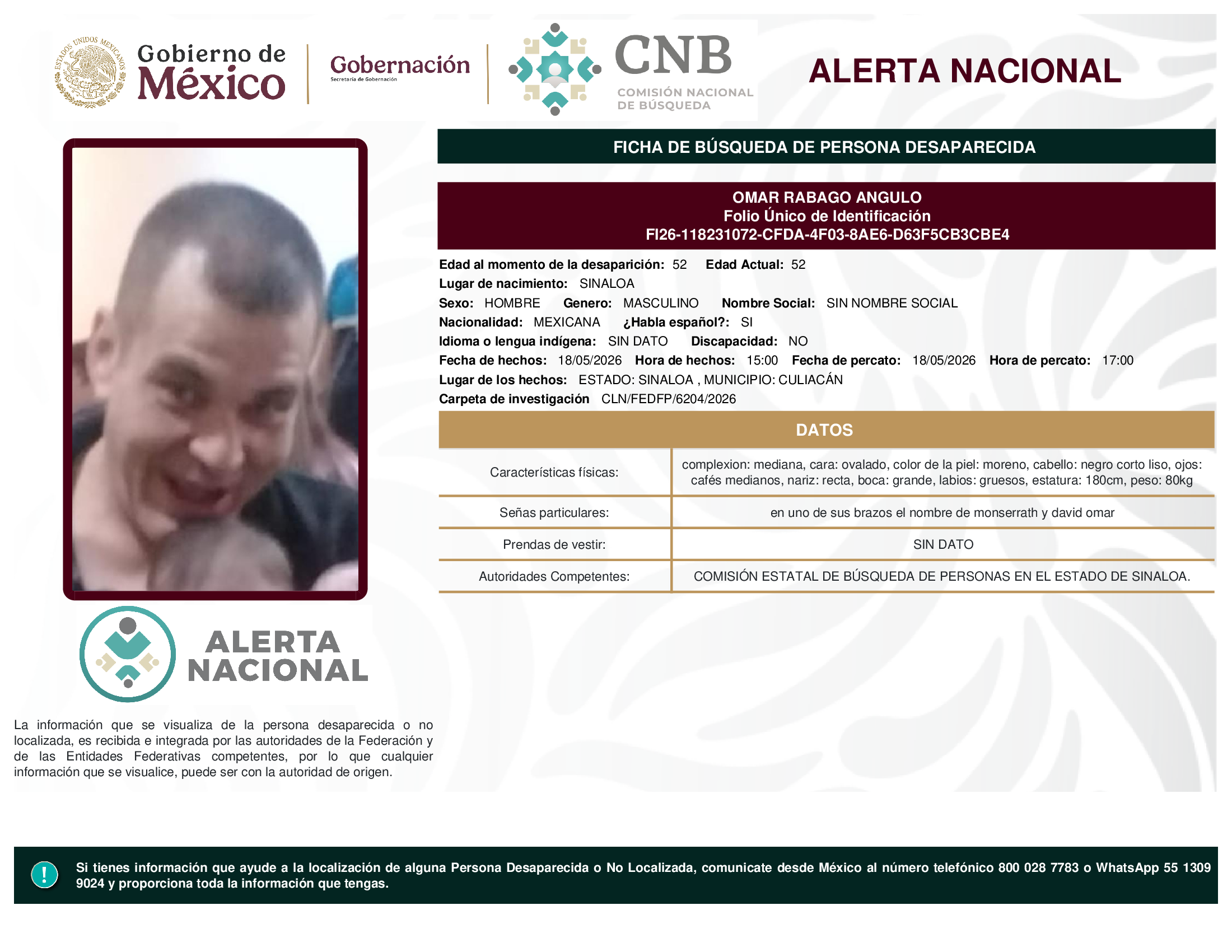 OMAR RABAGO ANGULO
