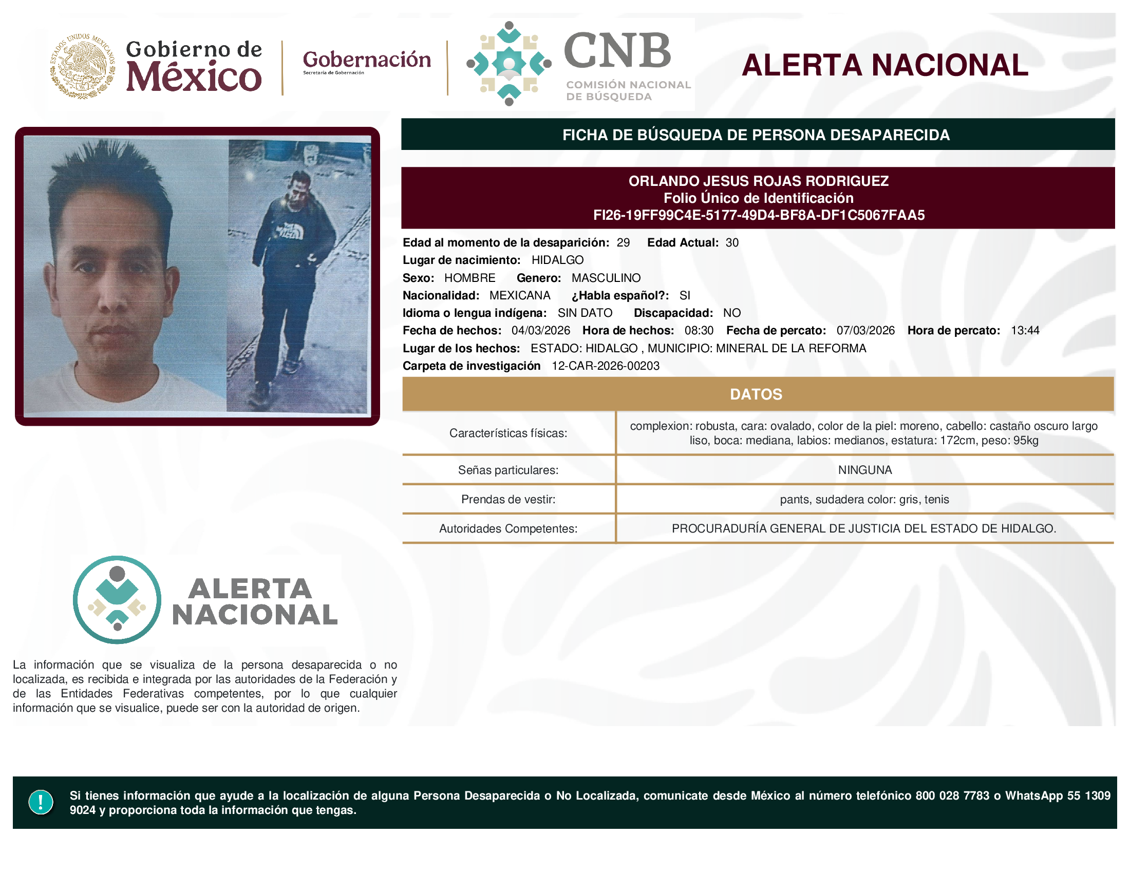 ORLANDO JESUS ROJAS RODRIGUEZ