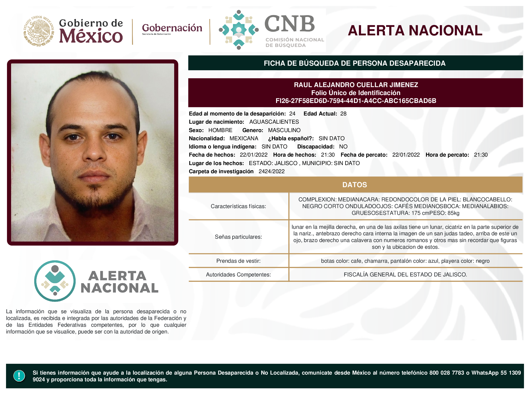 RAUL ALEJANDRO CUELLAR JIMENEZ