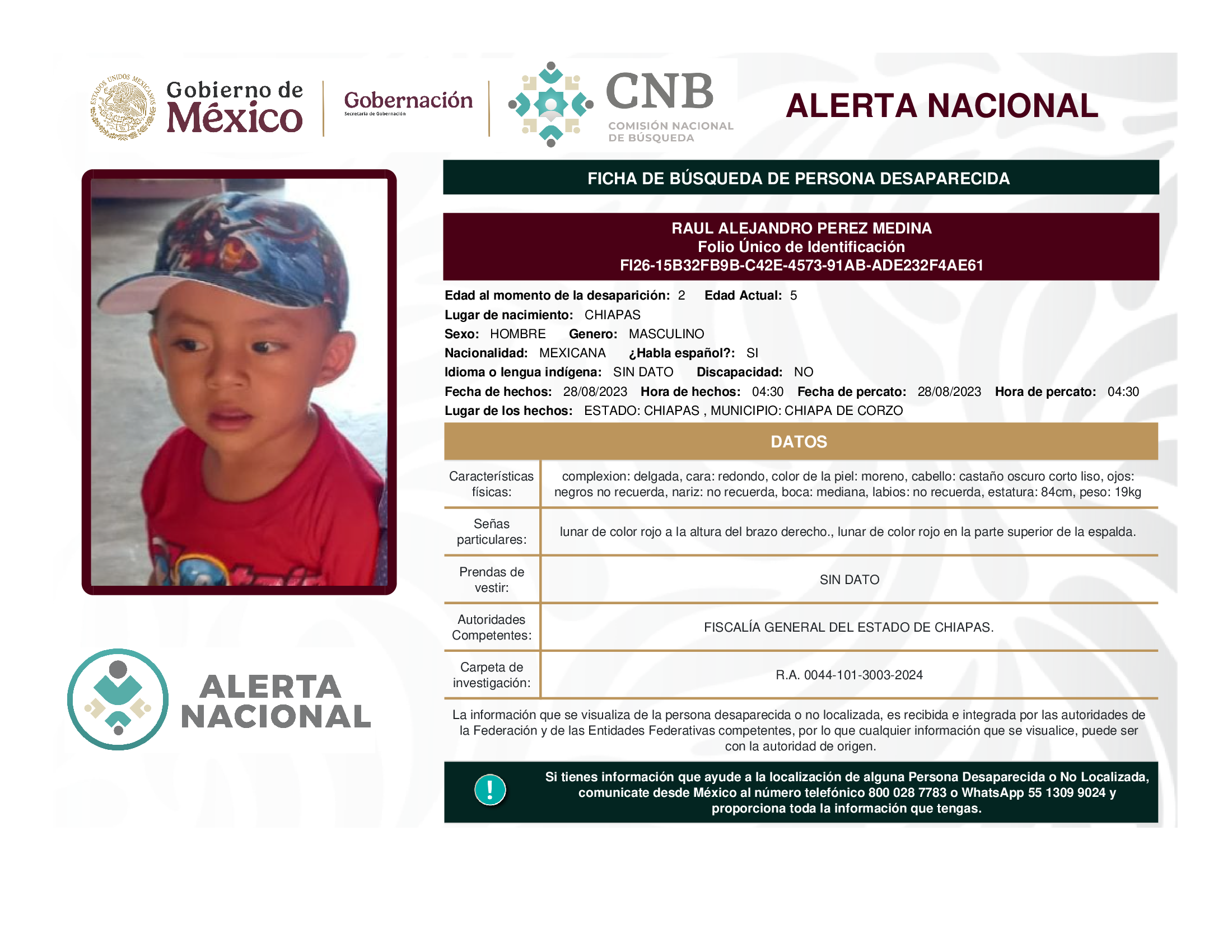 RAUL ALEJANDRO PEREZ MEDINA