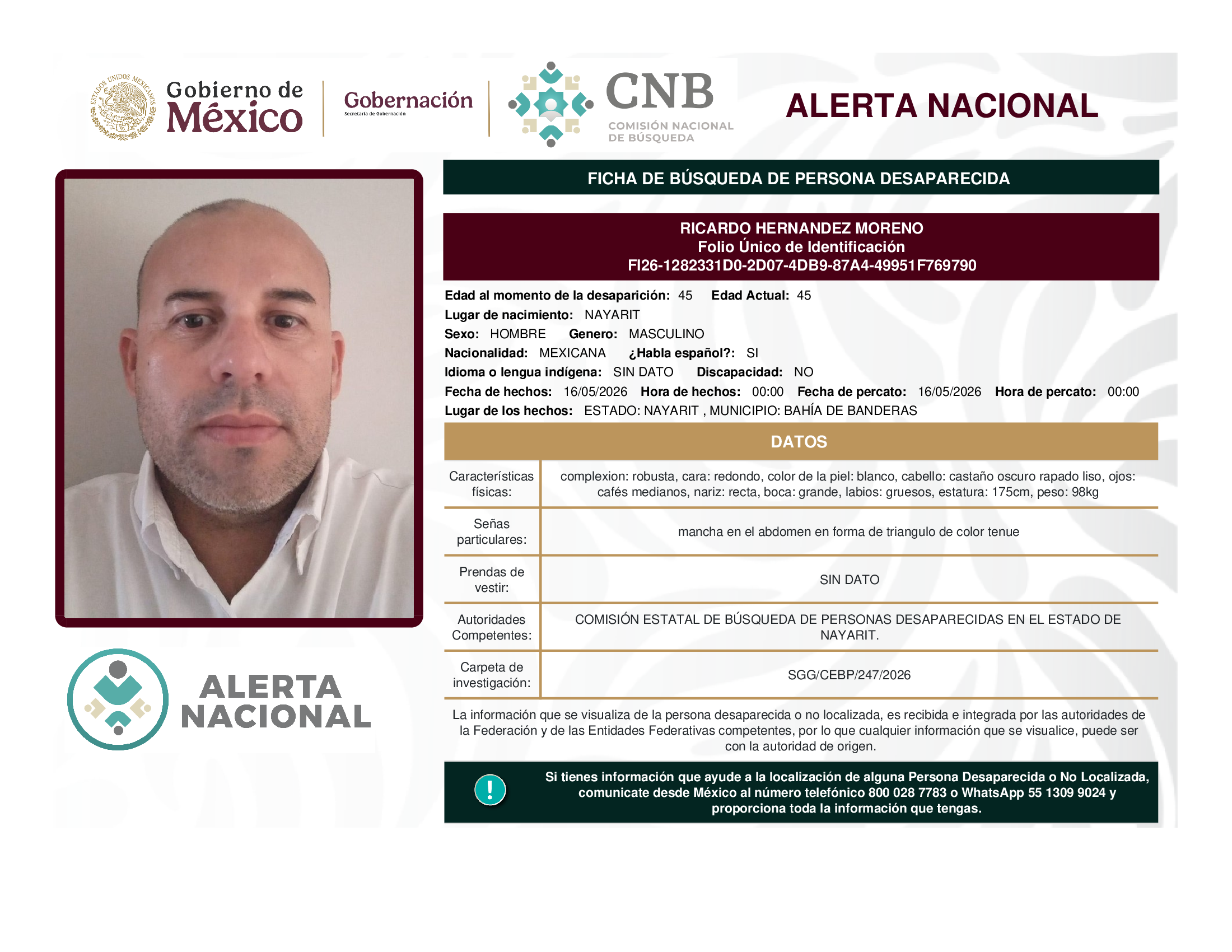 RICARDO HERNANDEZ MORENO