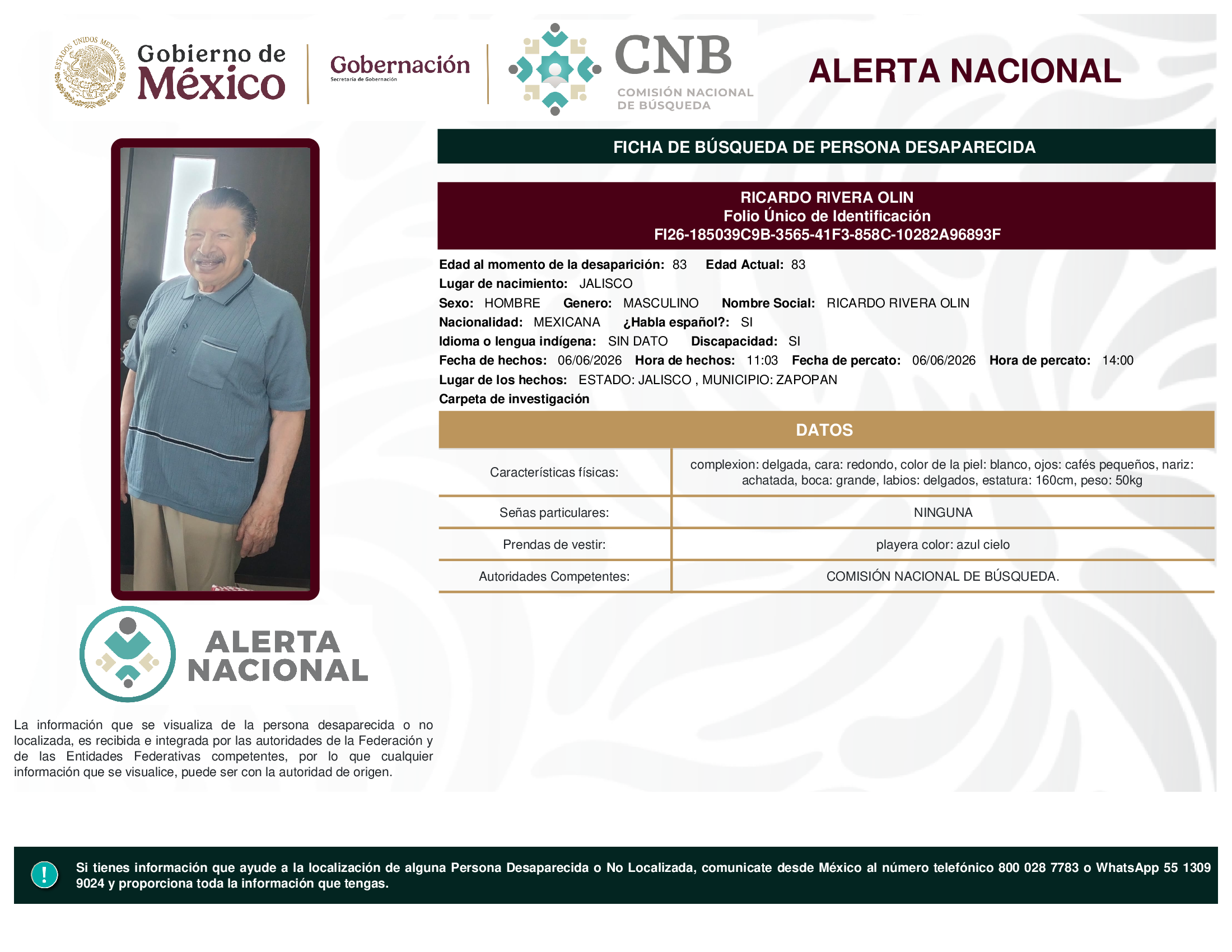RICARDO RIVERA OLIN