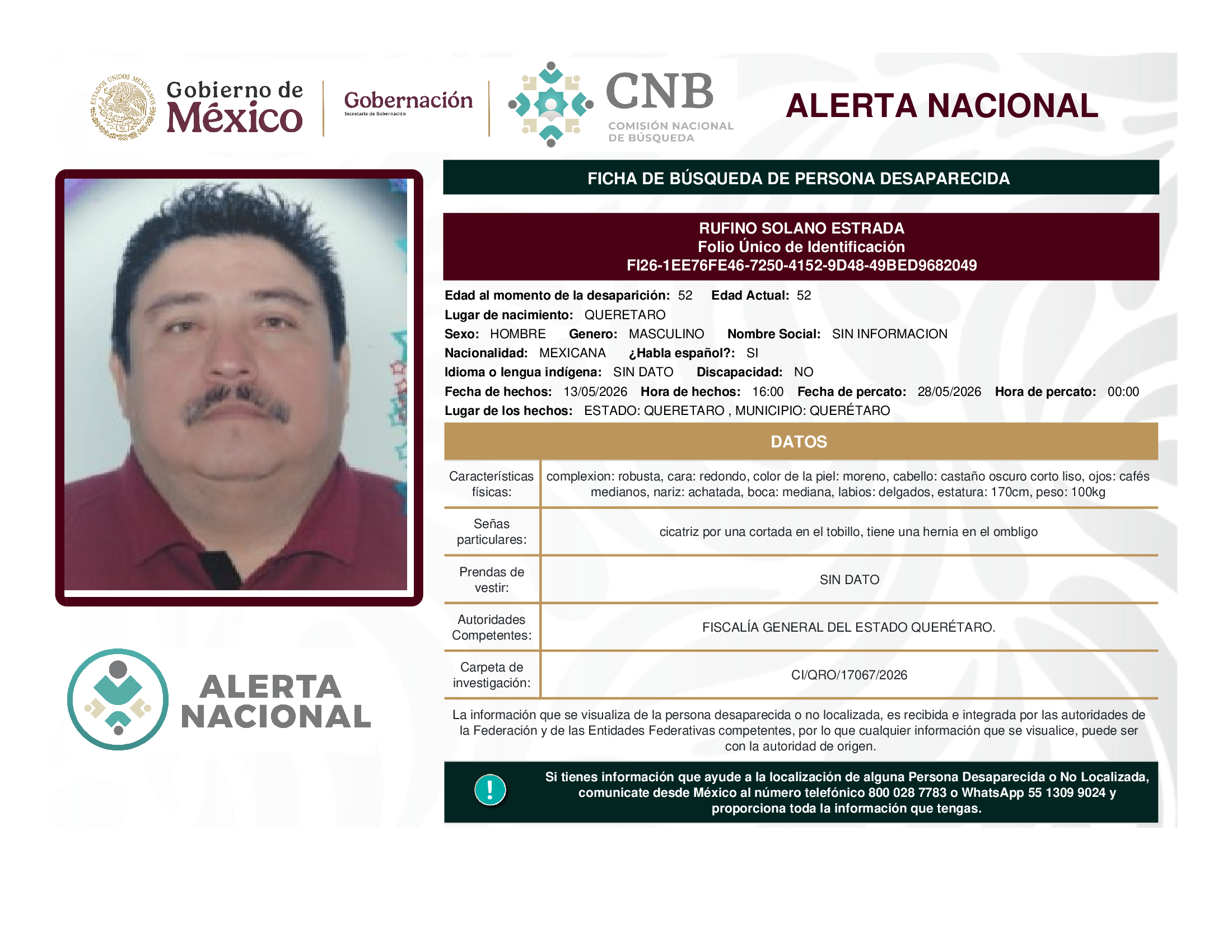 RUFINO SOLANO ESTRADA