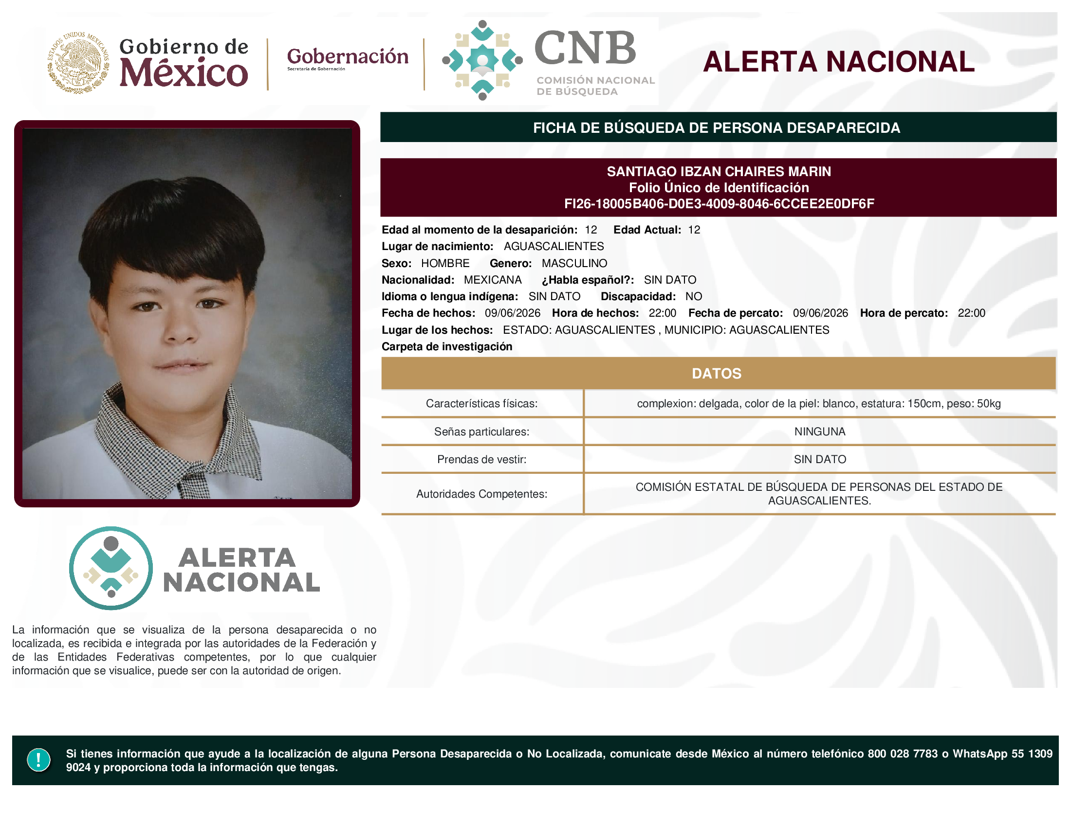 SANTIAGO IBZAN CHAIRES MARIN