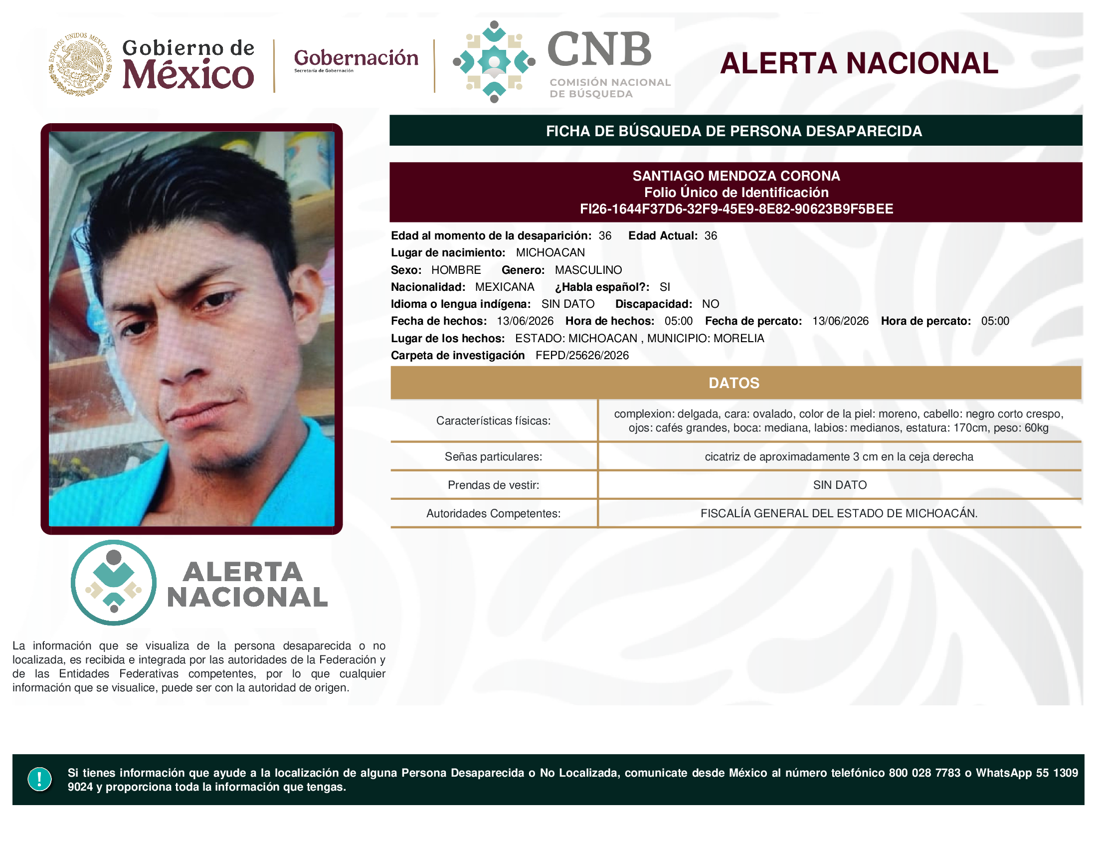 SANTIAGO MENDOZA CORONA