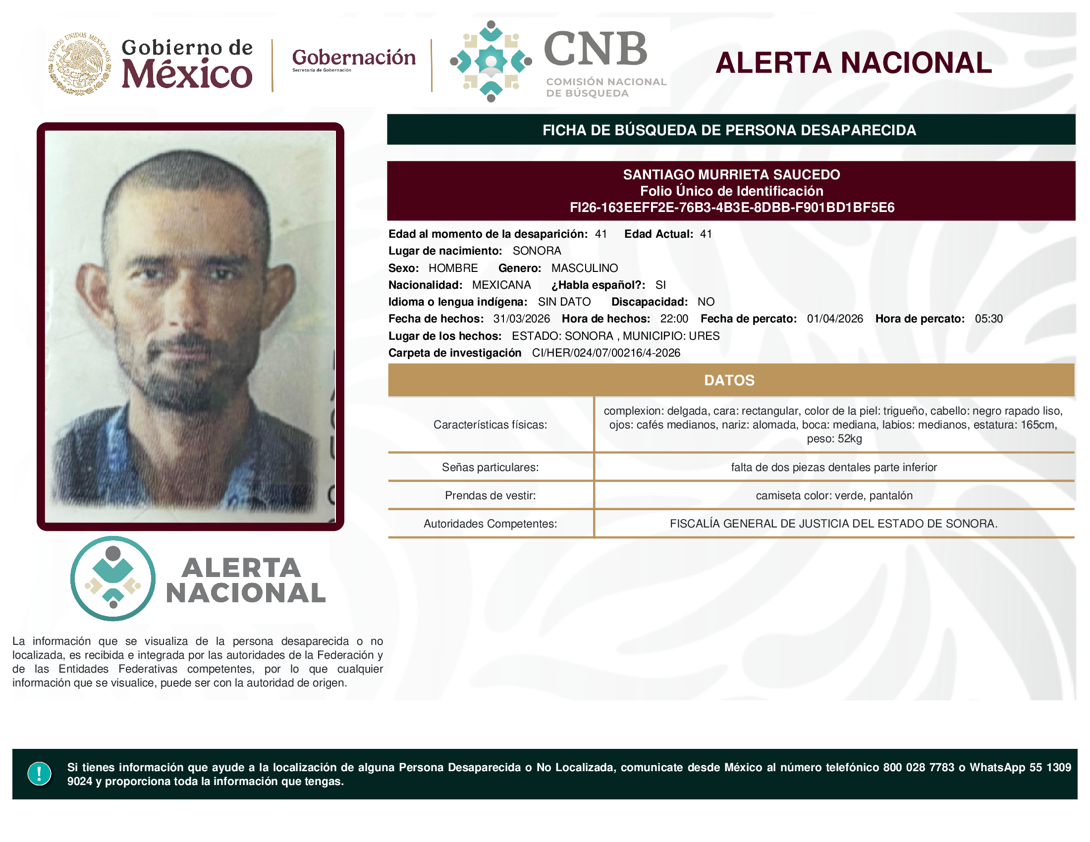 SANTIAGO MURRIETA SAUCEDO