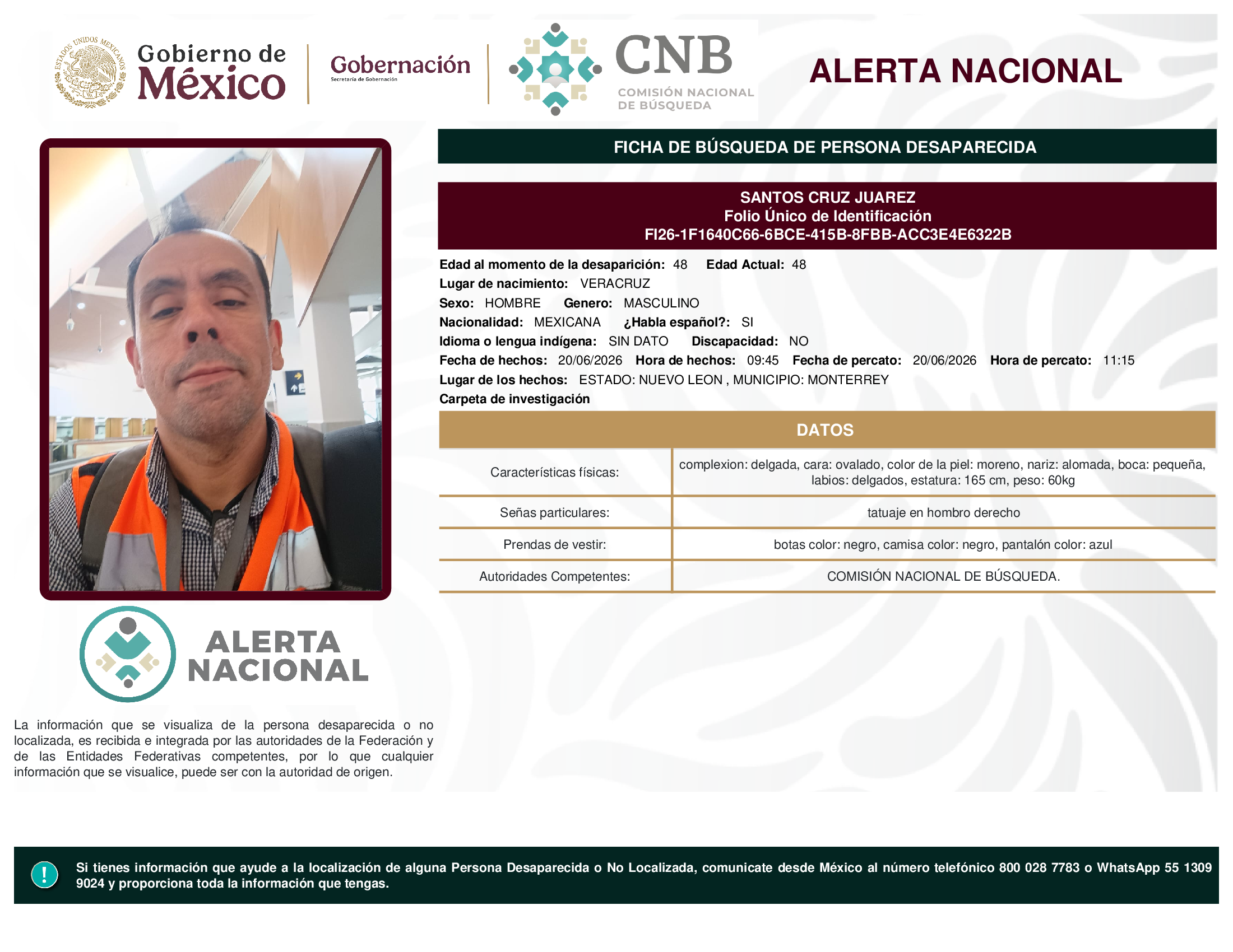 SANTOS CRUZ JUAREZ