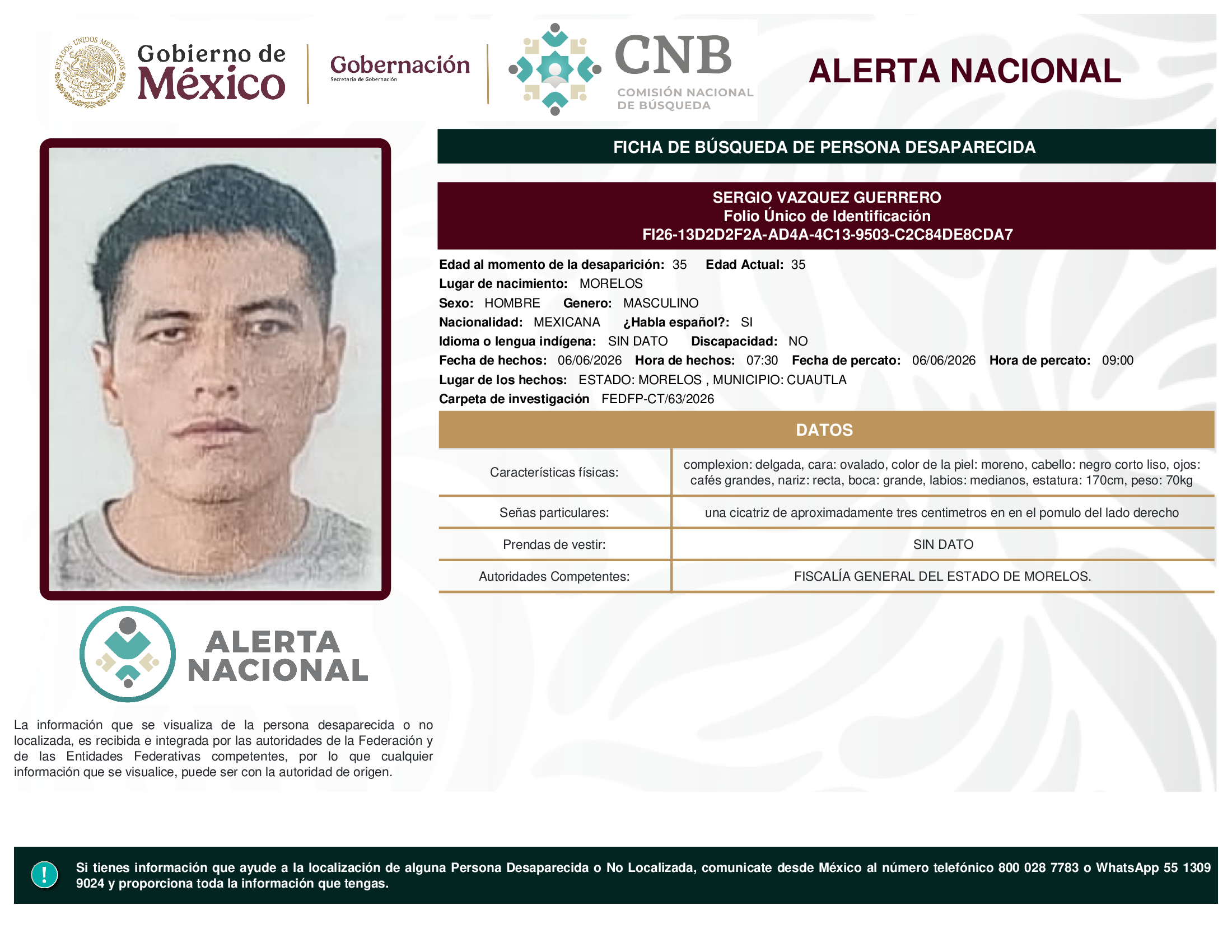 SERGIO VAZQUEZ GUERRERO