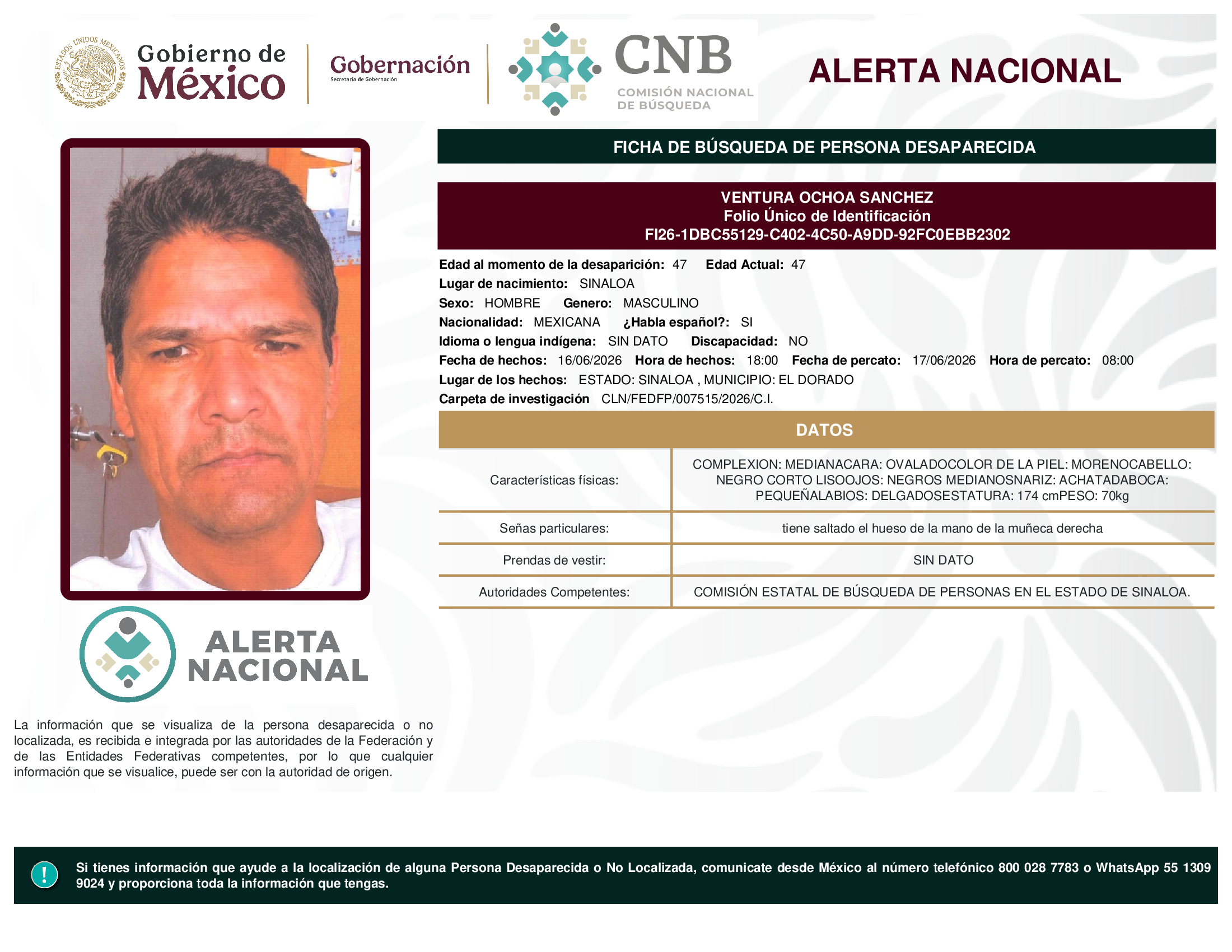 VENTURA OCHOA SANCHEZ