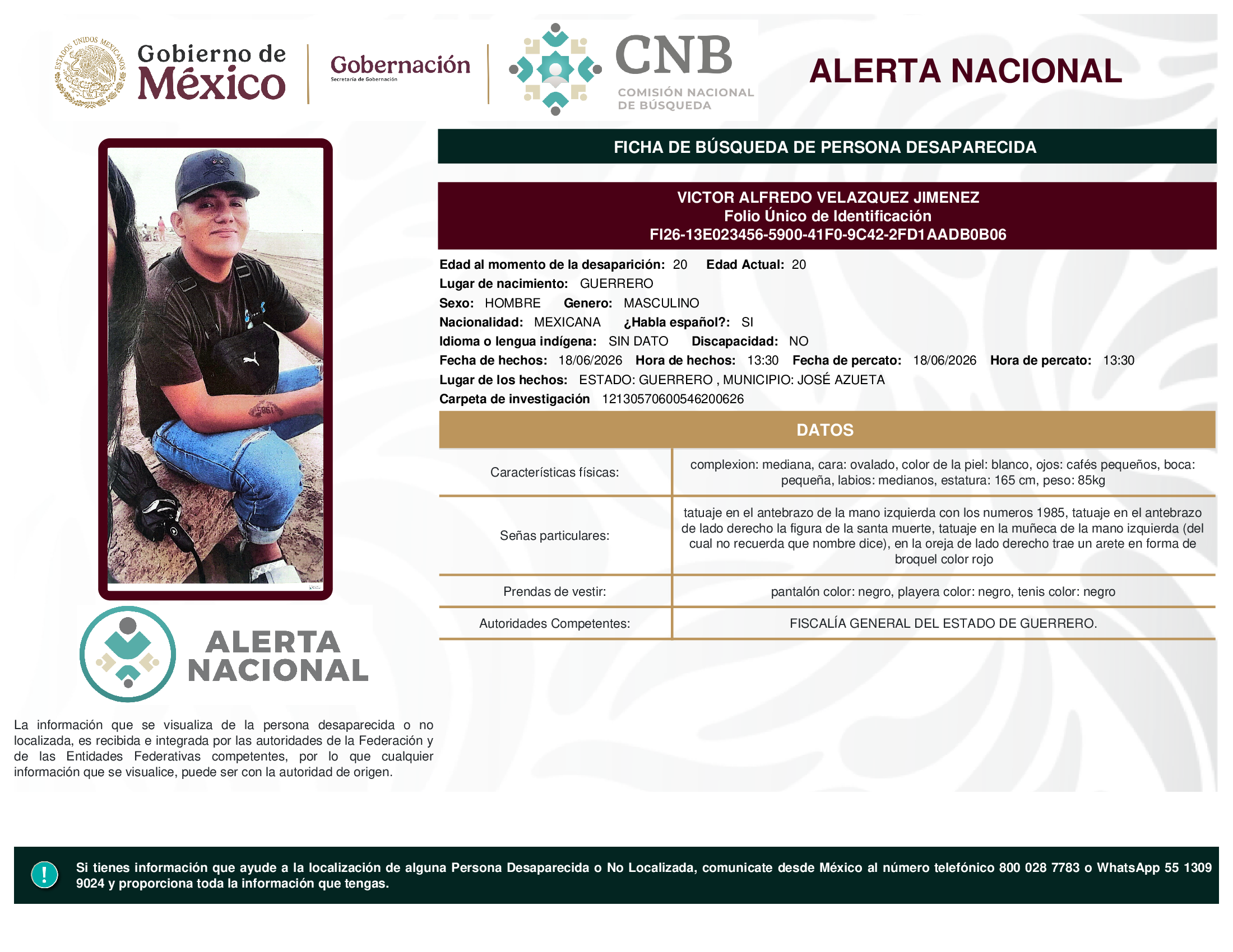 VICTOR ALFREDO VELAZQUEZ JIMENEZ