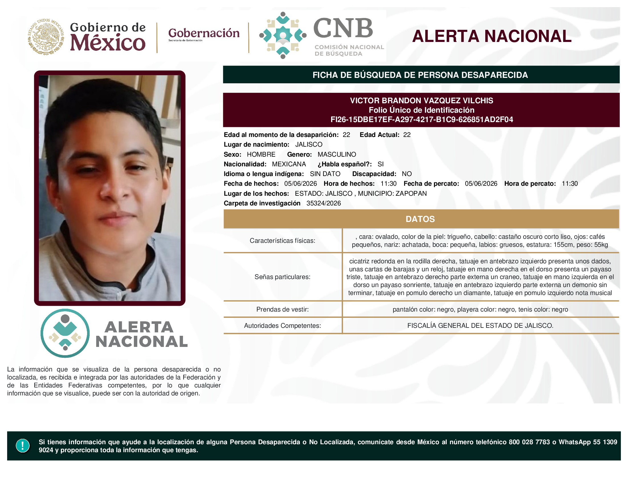 VICTOR BRANDON VAZQUEZ VILCHIS