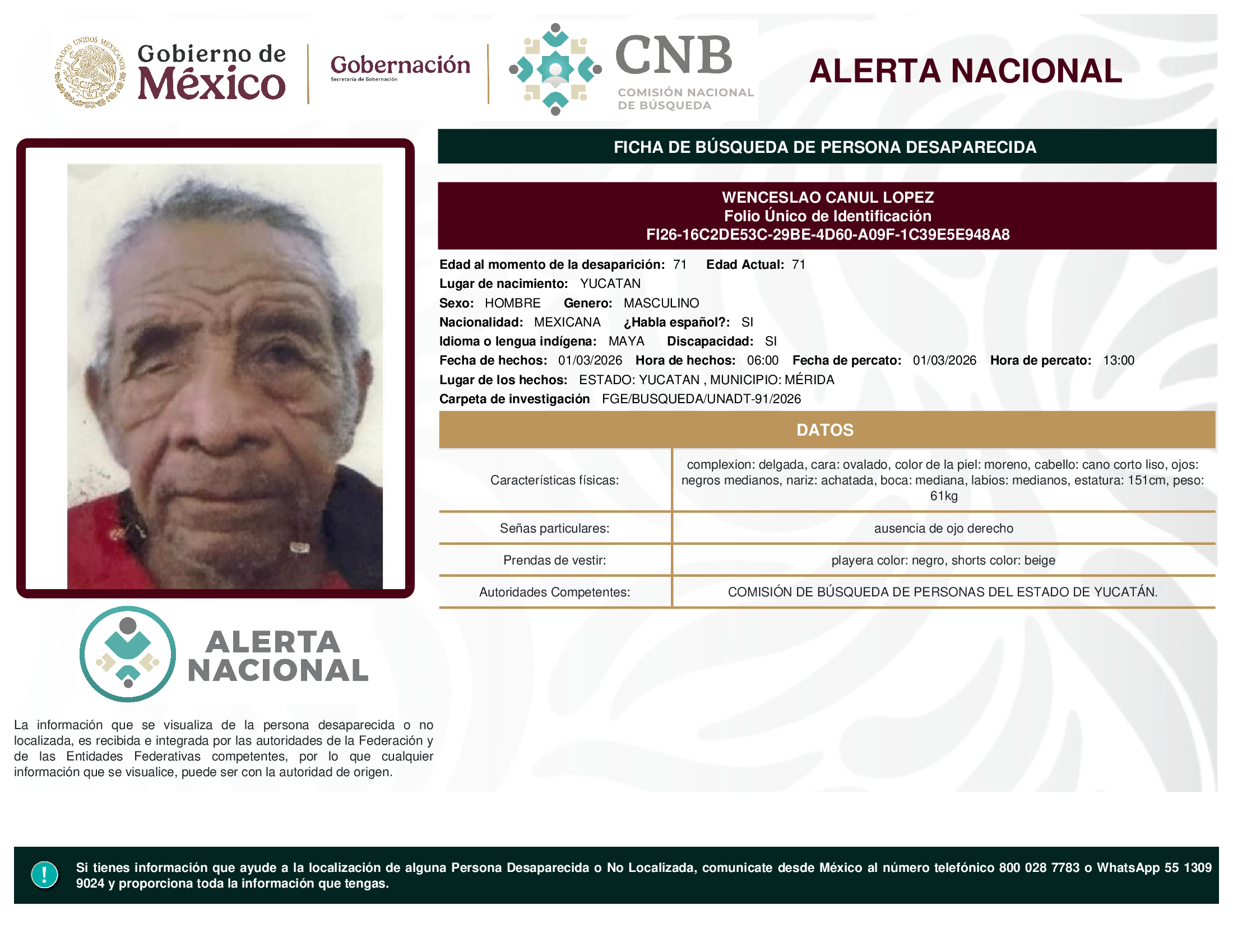 WENCESLAO CANUL LOPEZ
