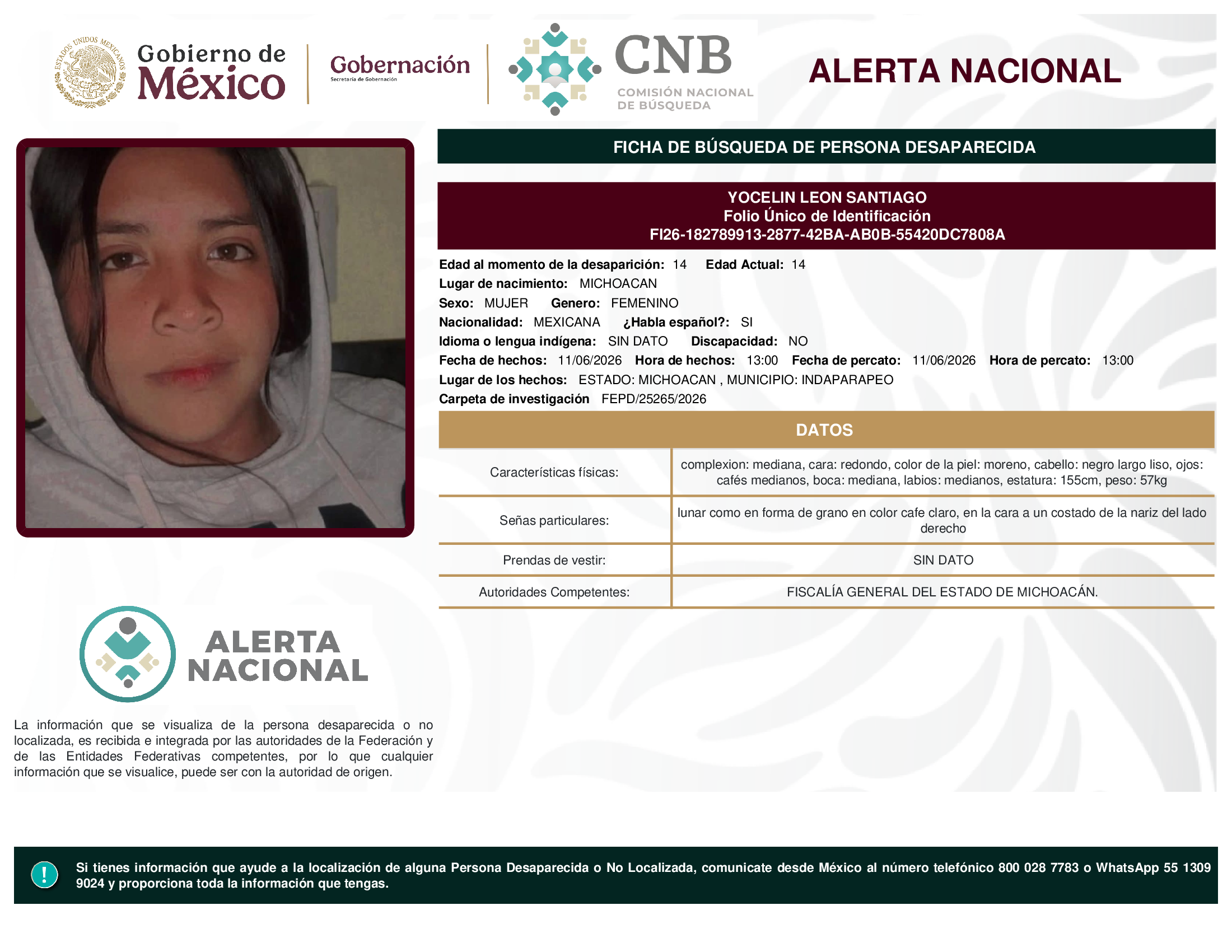 YOCELIN LEON SANTIAGO