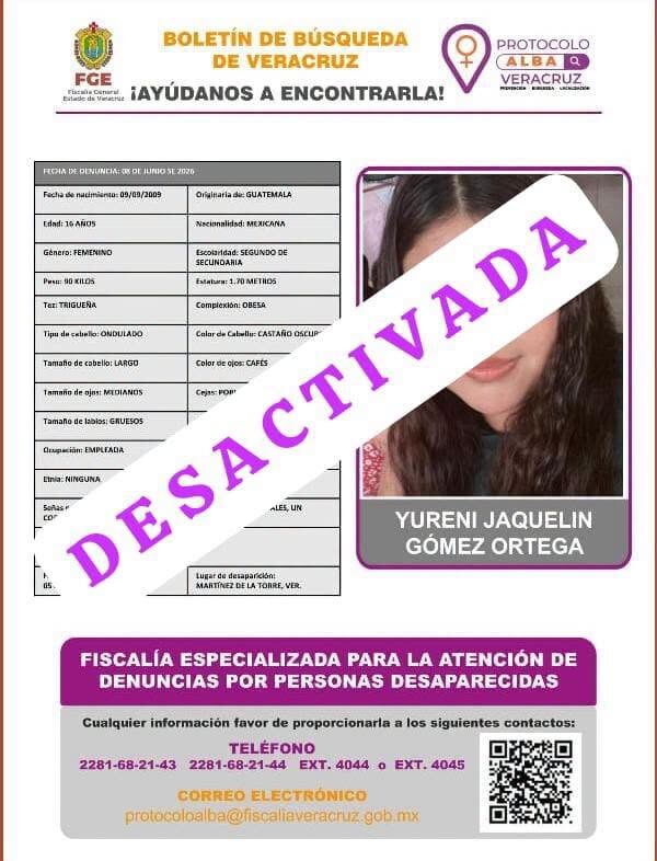Yureni Jaquelín Gómez Ortega