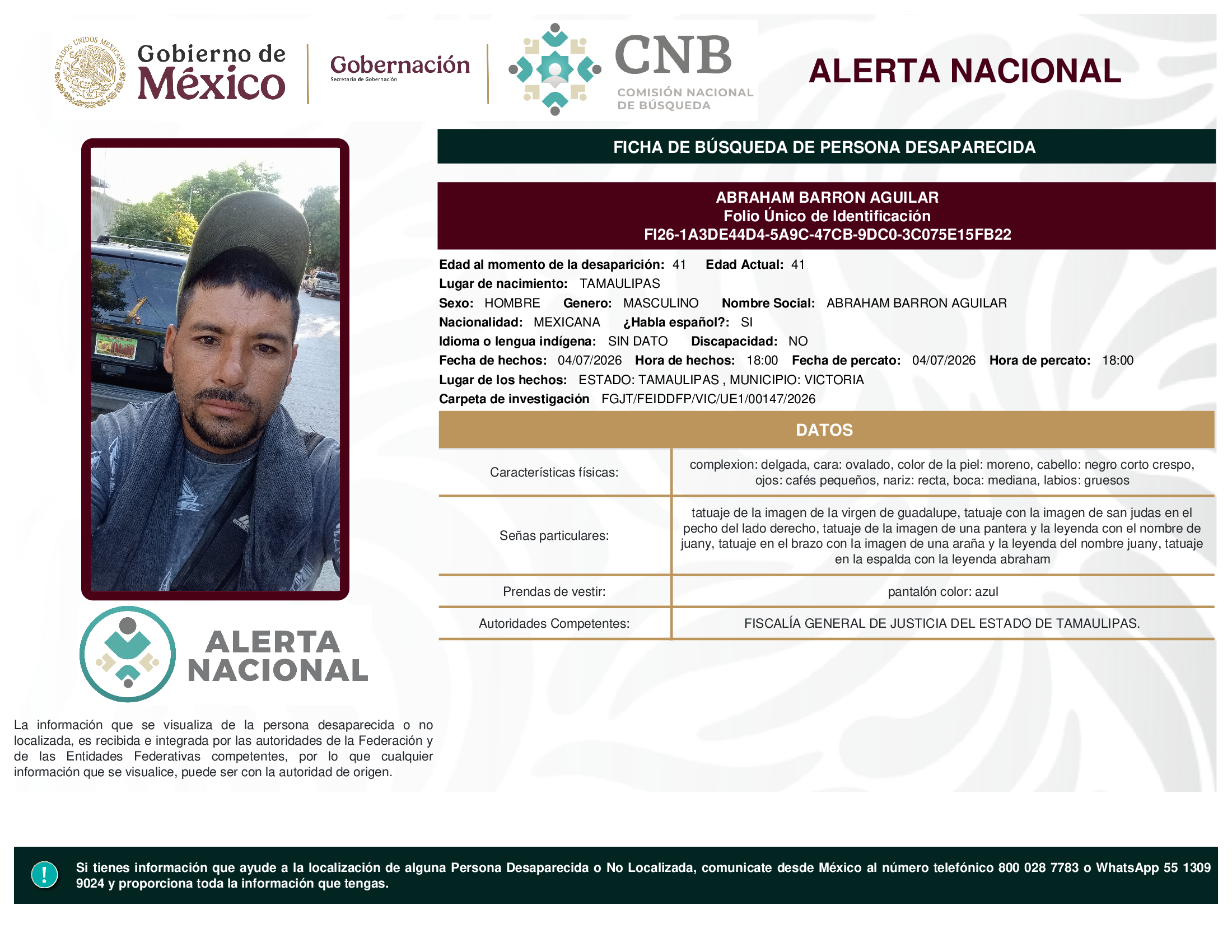ABRAHAM BARRON AGUILAR