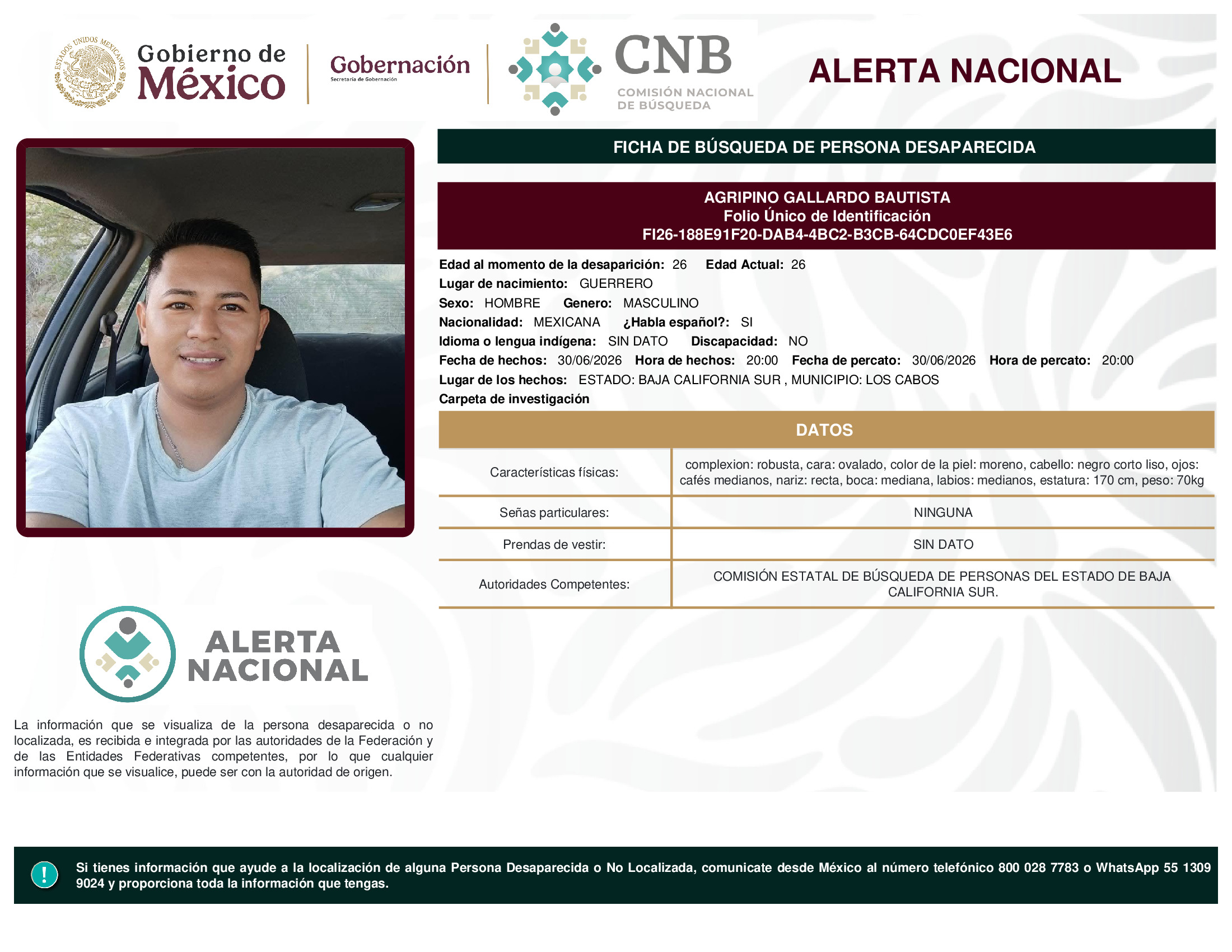 AGRIPINO GALLARDO BAUTISTA