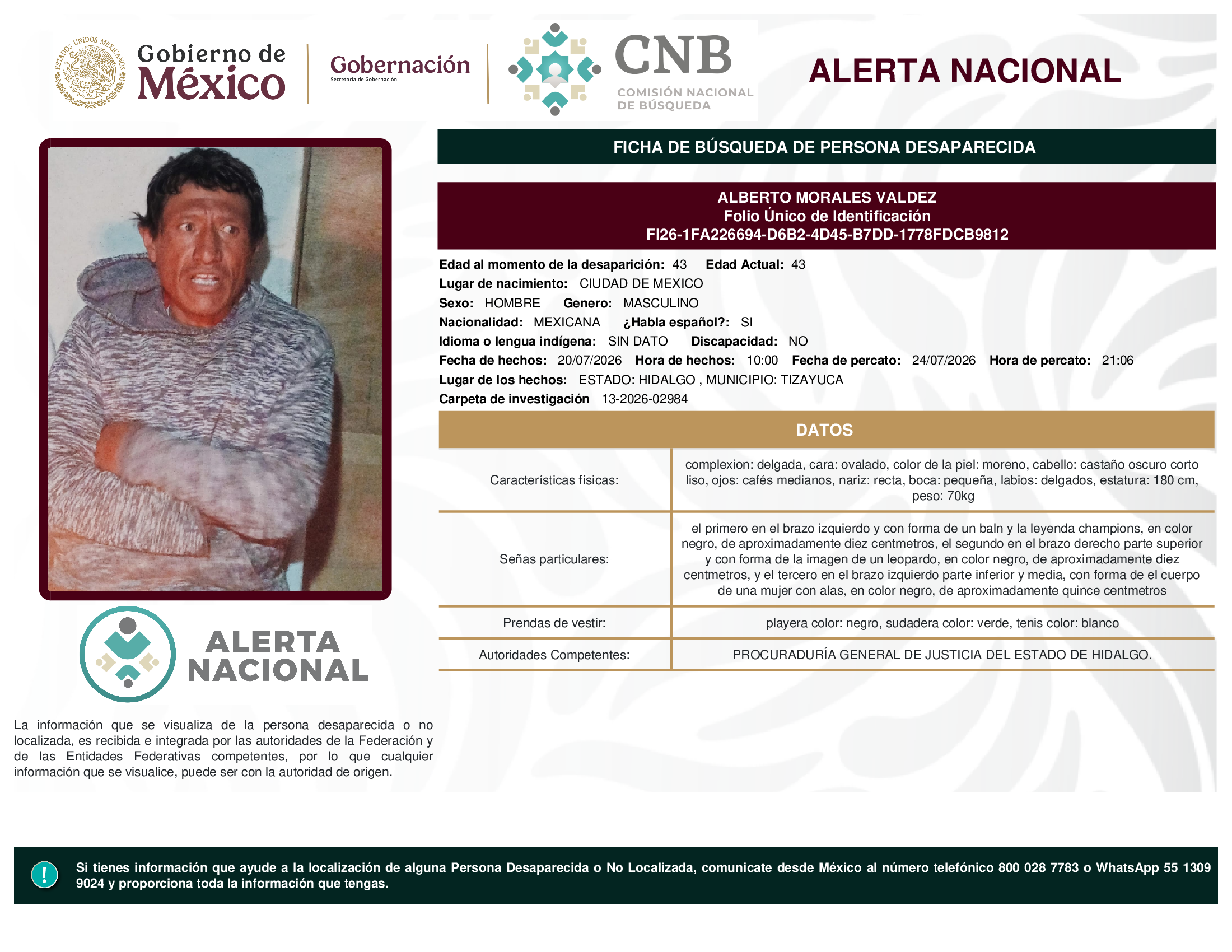 ALBERTO MORALES VALDEZ